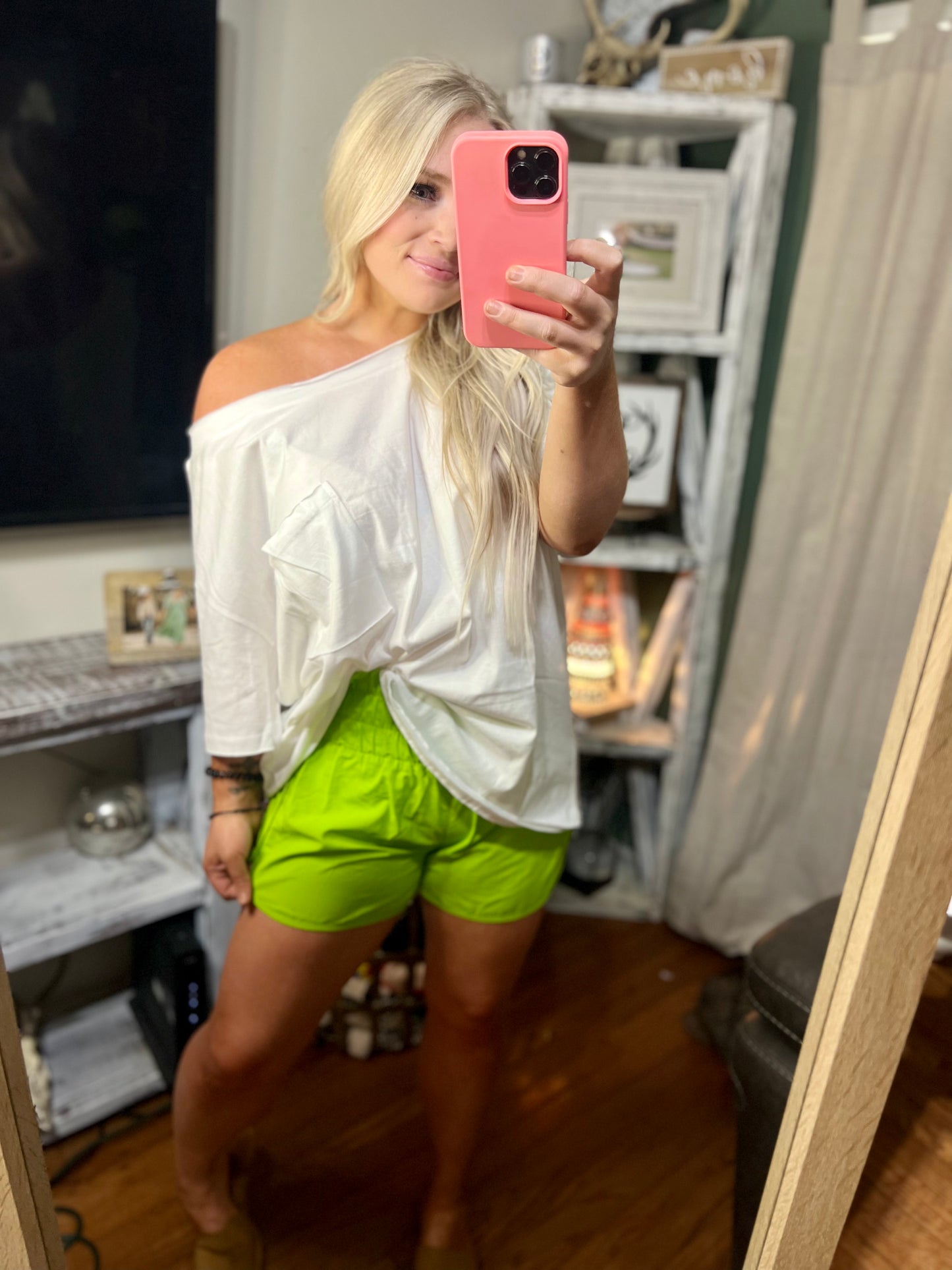 Smocked Windbreaker Shorts | 2 colors