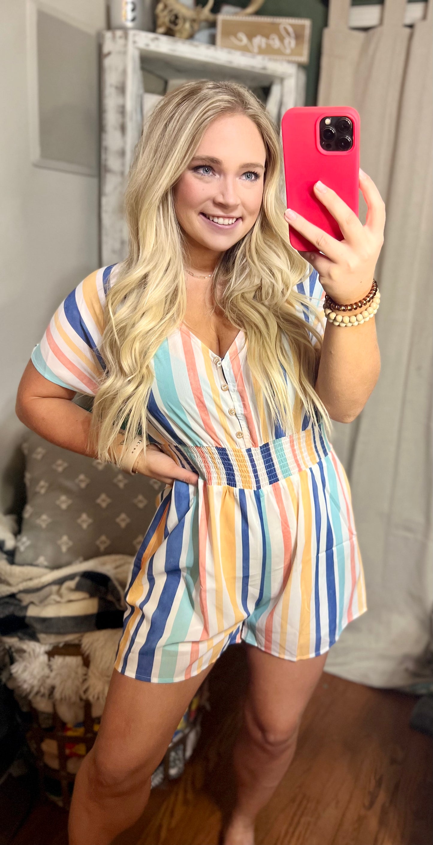 Striped Romper