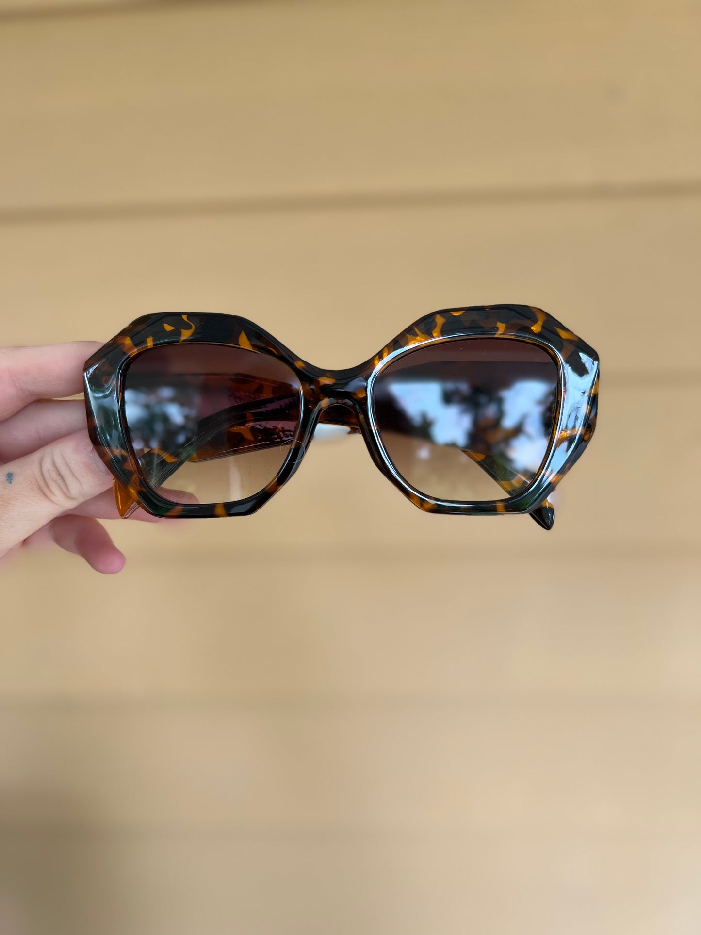 Shine On Brown Sunglasses