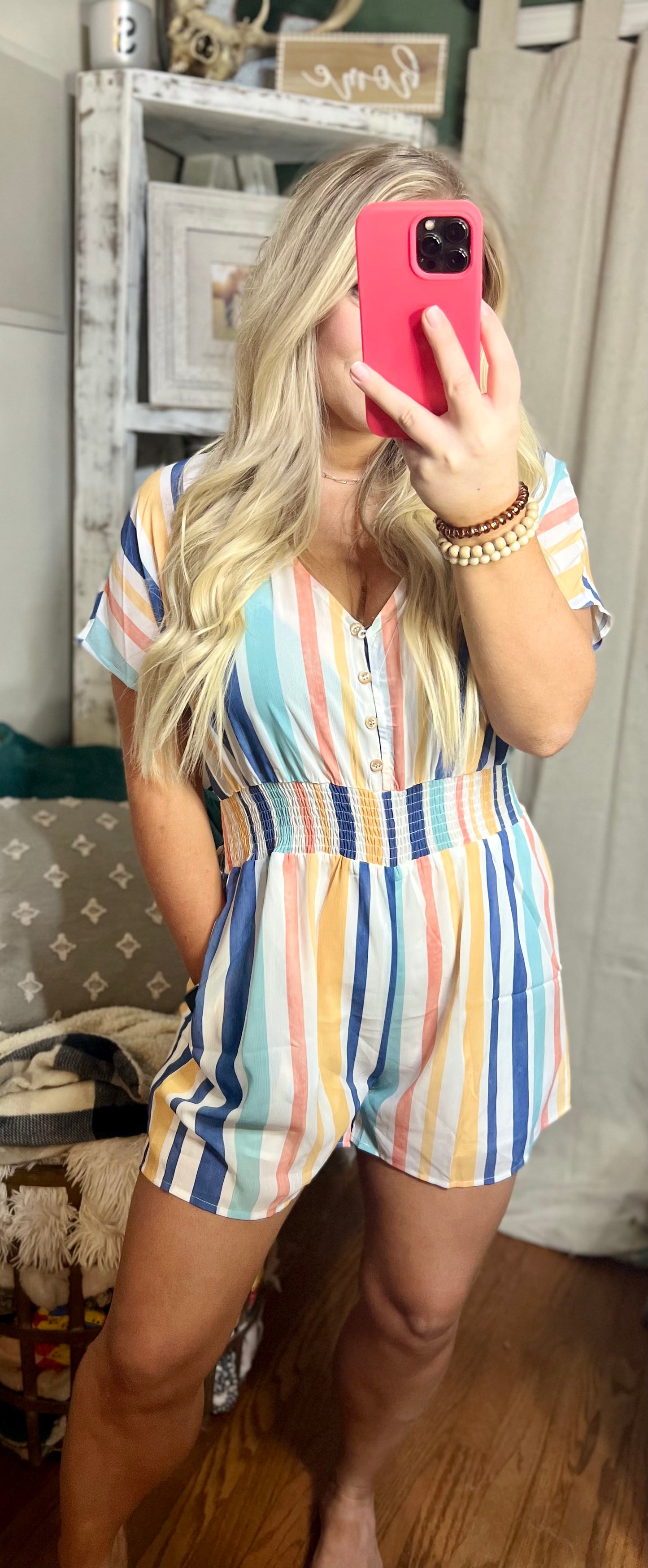 Striped Romper