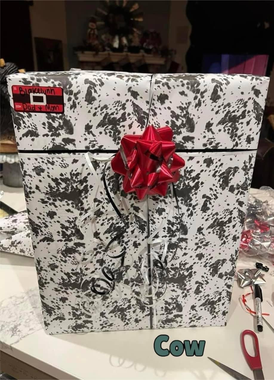 Punchy Wrapping Paper