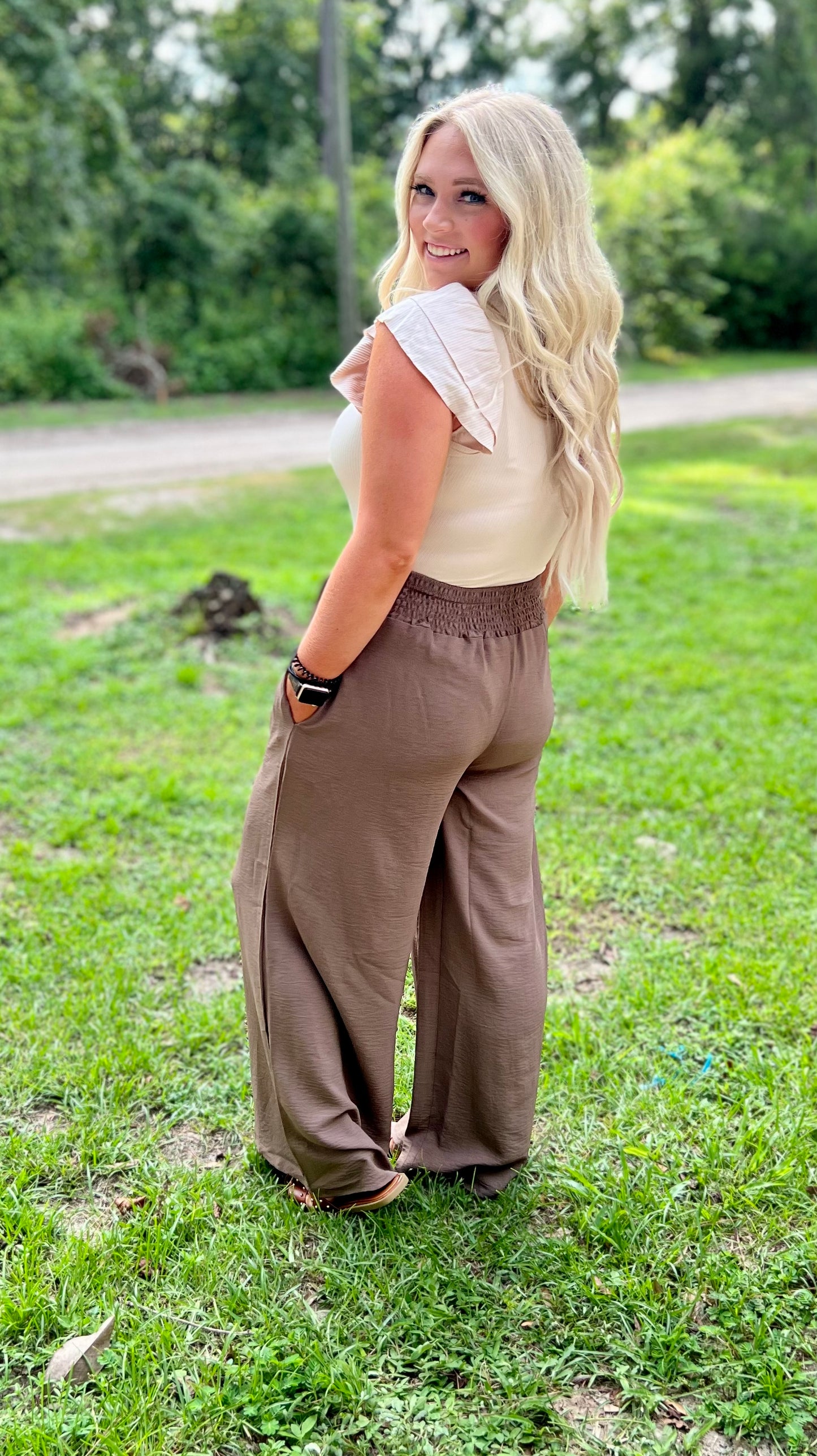 Textured Wide Leg Pant | 6 colors - PRE ORDER
