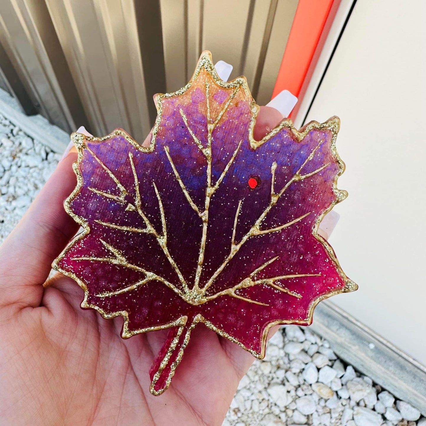 Ombre Leaf Car Freshie