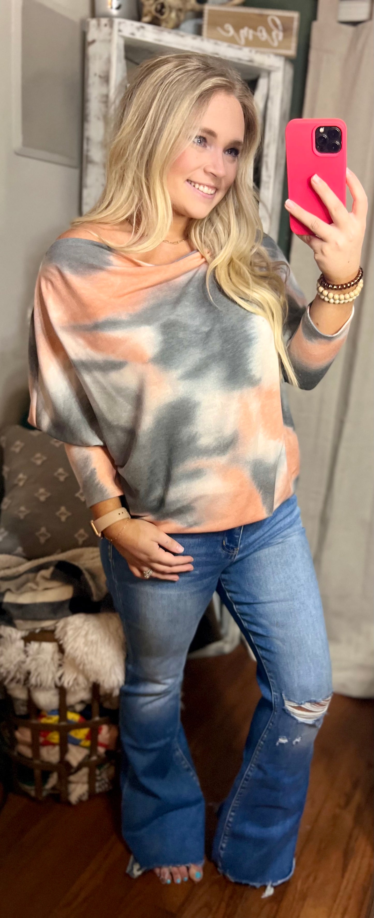 Dolman Tie Dye Top