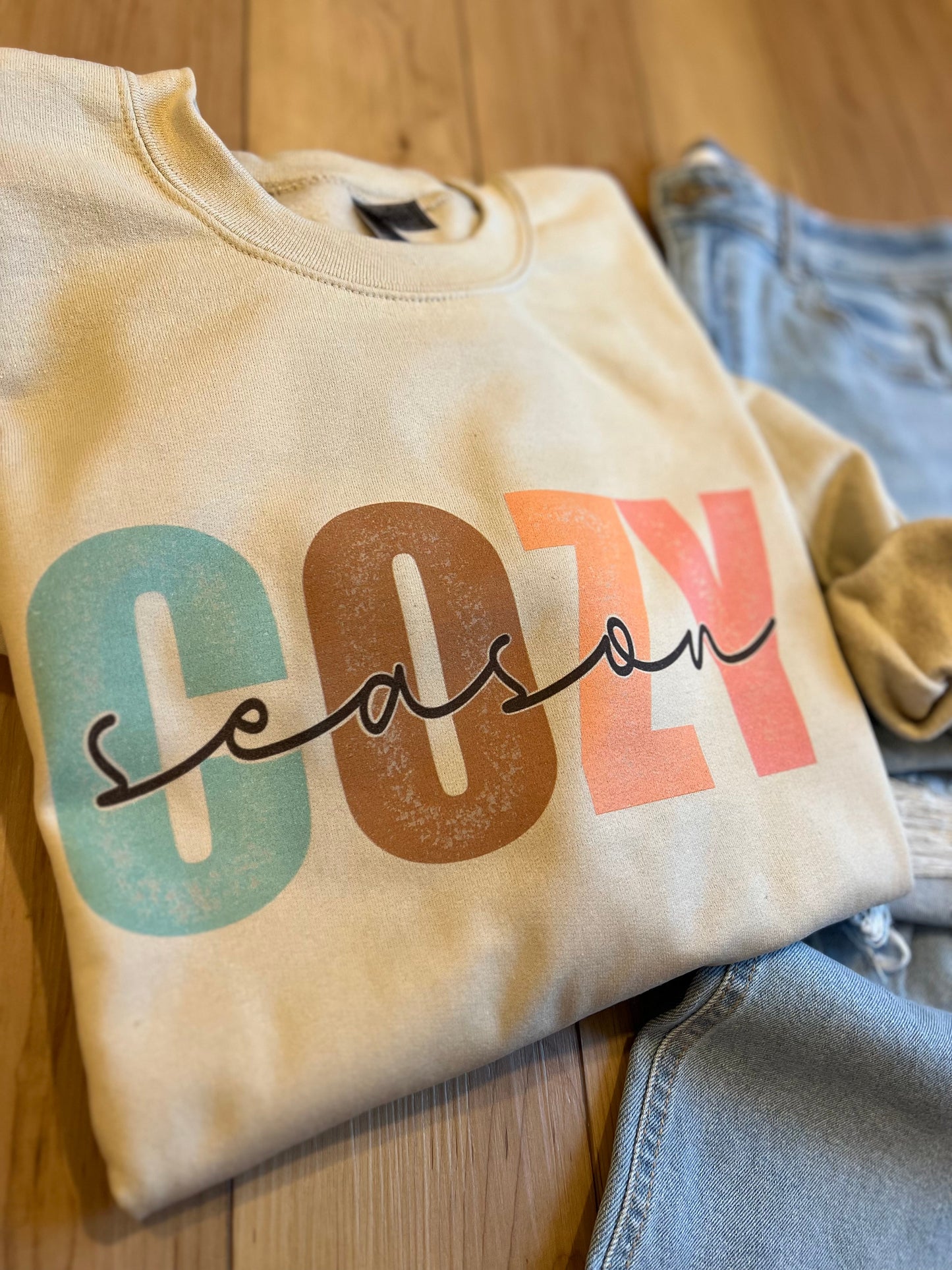 Cozy Season Crew OR Tee