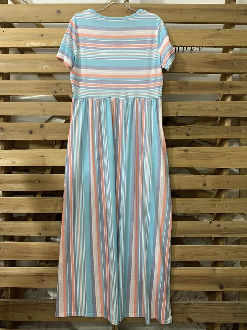 Striped Karlee Dress - PRE ORDER