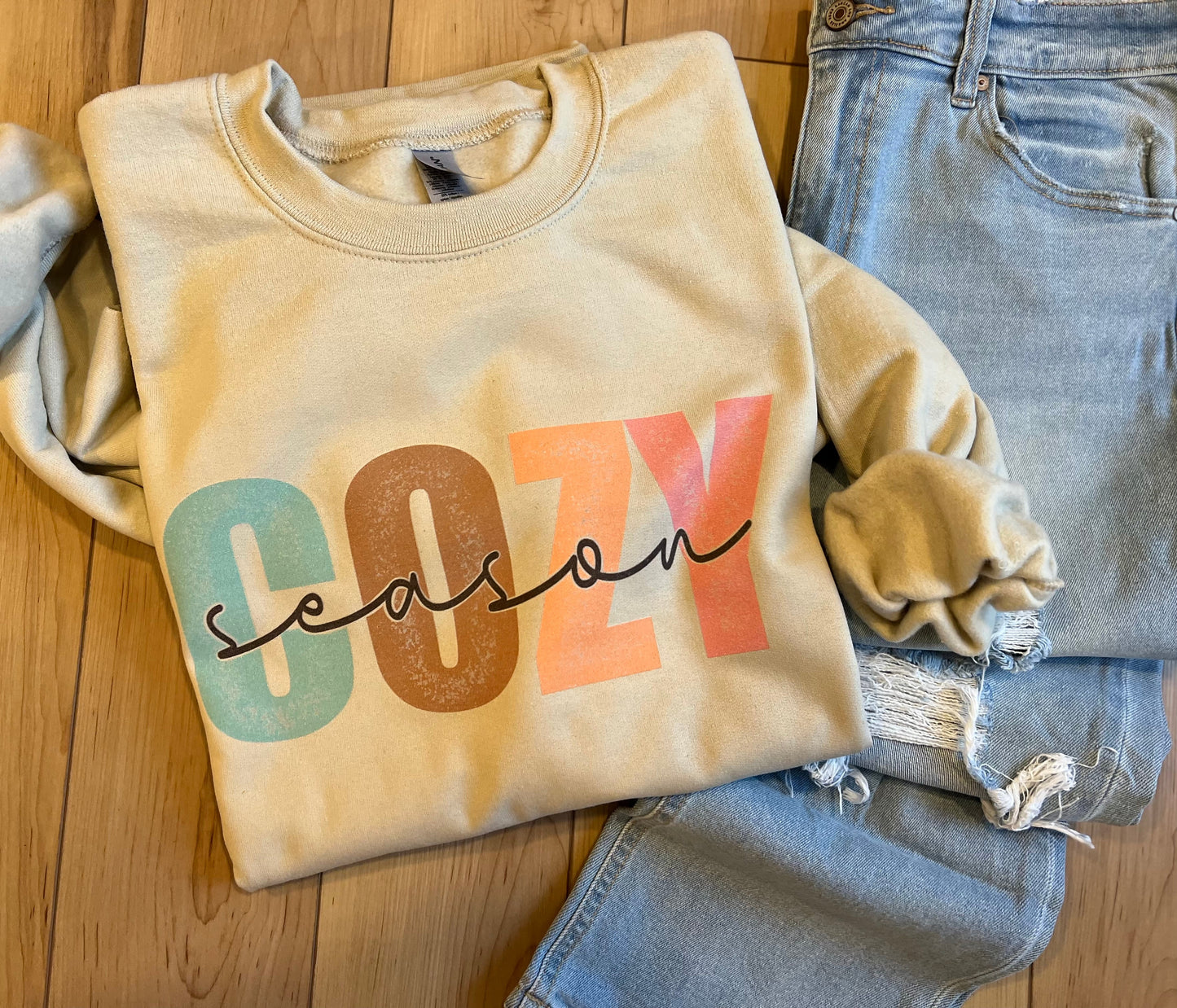 Cozy Season Crew OR Tee