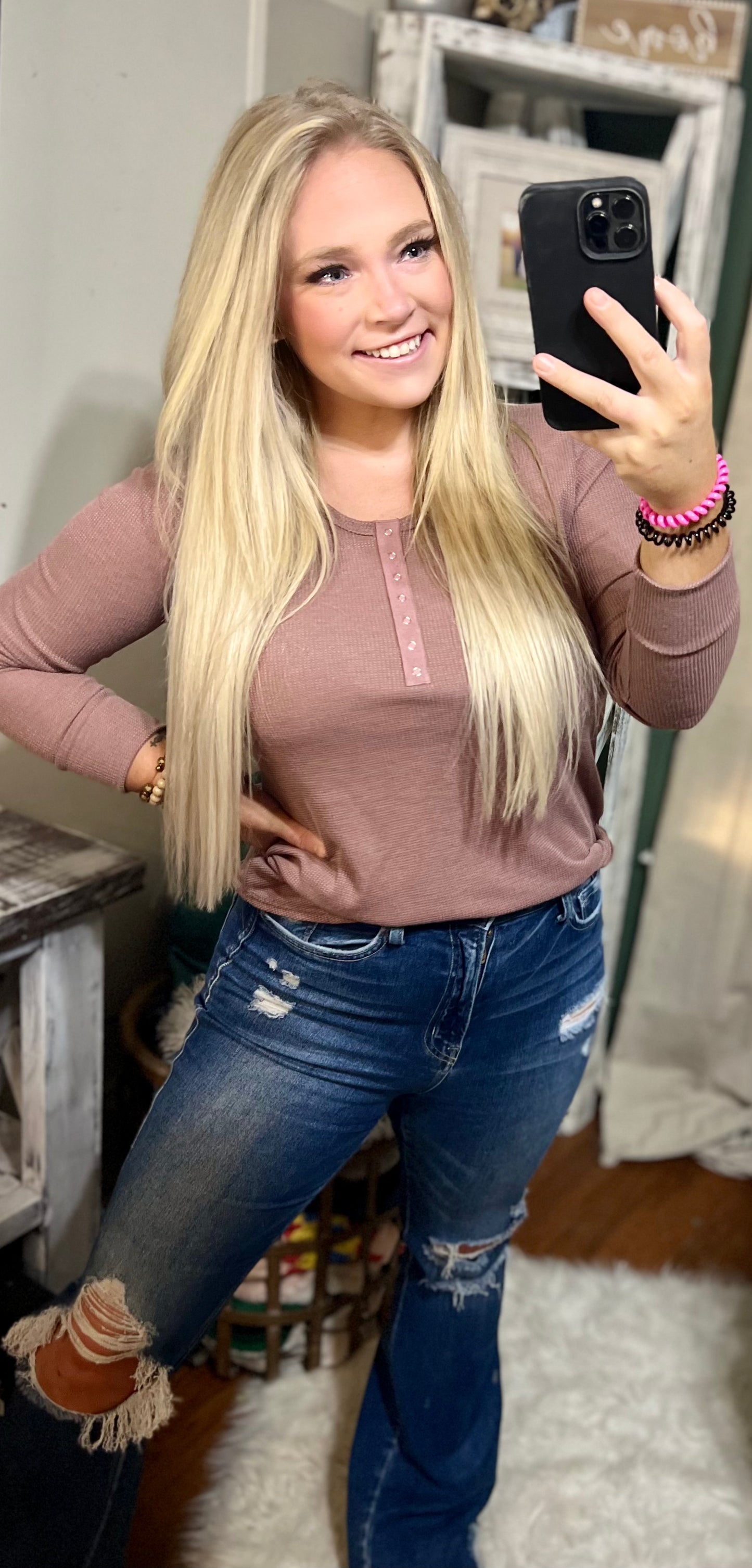 Casual Days Top In Mulberry