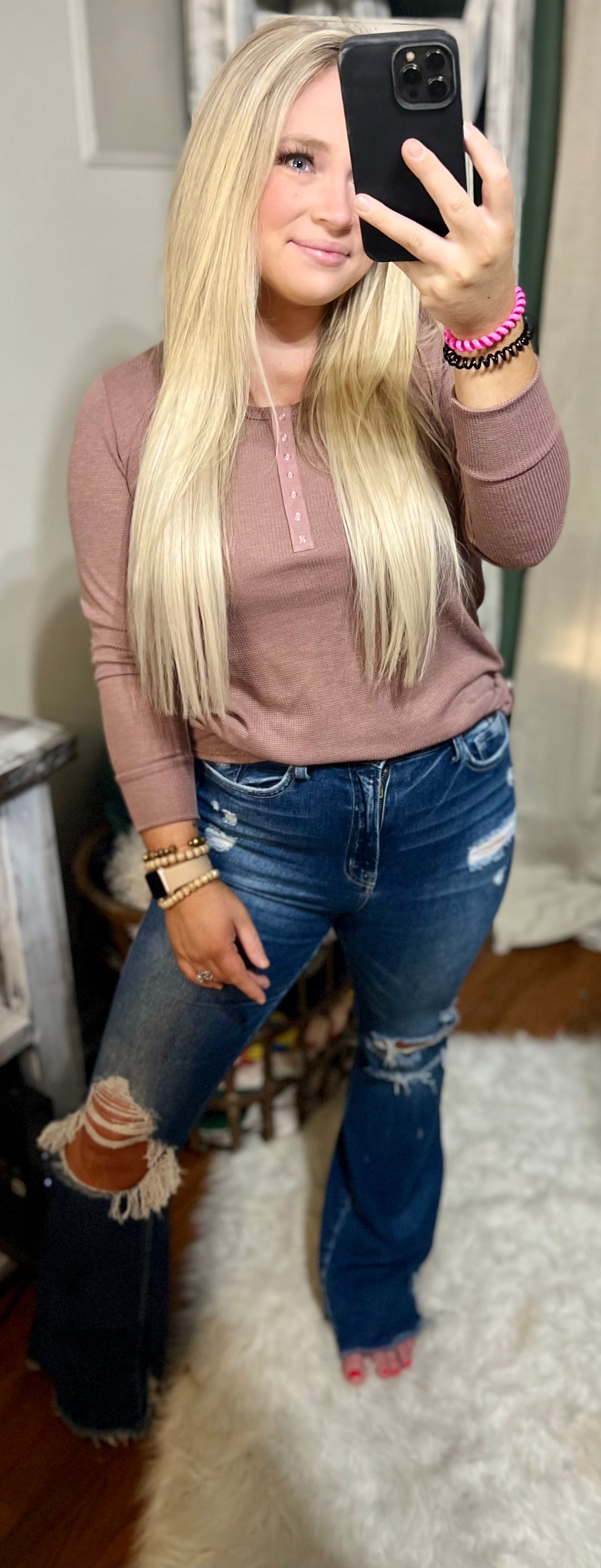 Casual Days Top In Mulberry