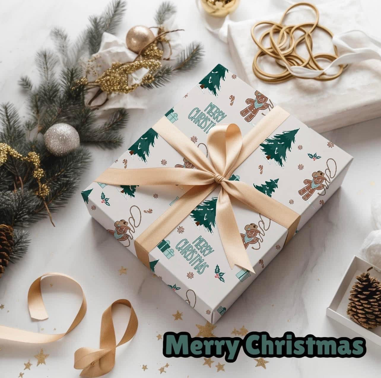 Punchy Wrapping Paper