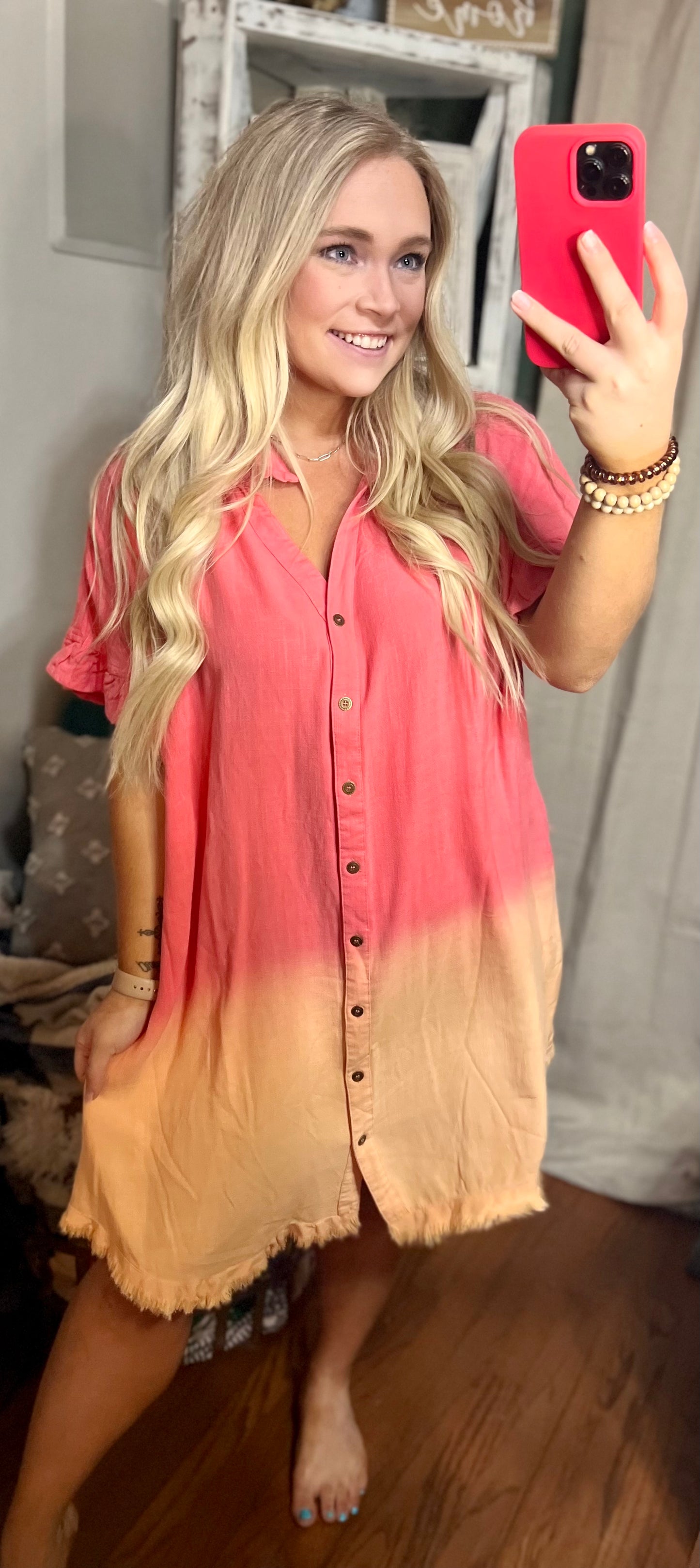 Sorbet Dreams Shirt Dress