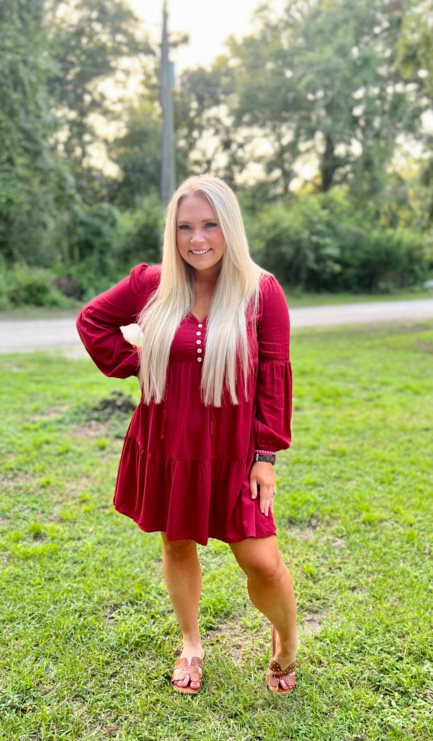 Long Sleeve Button Dress | 6 colors - Pre Order