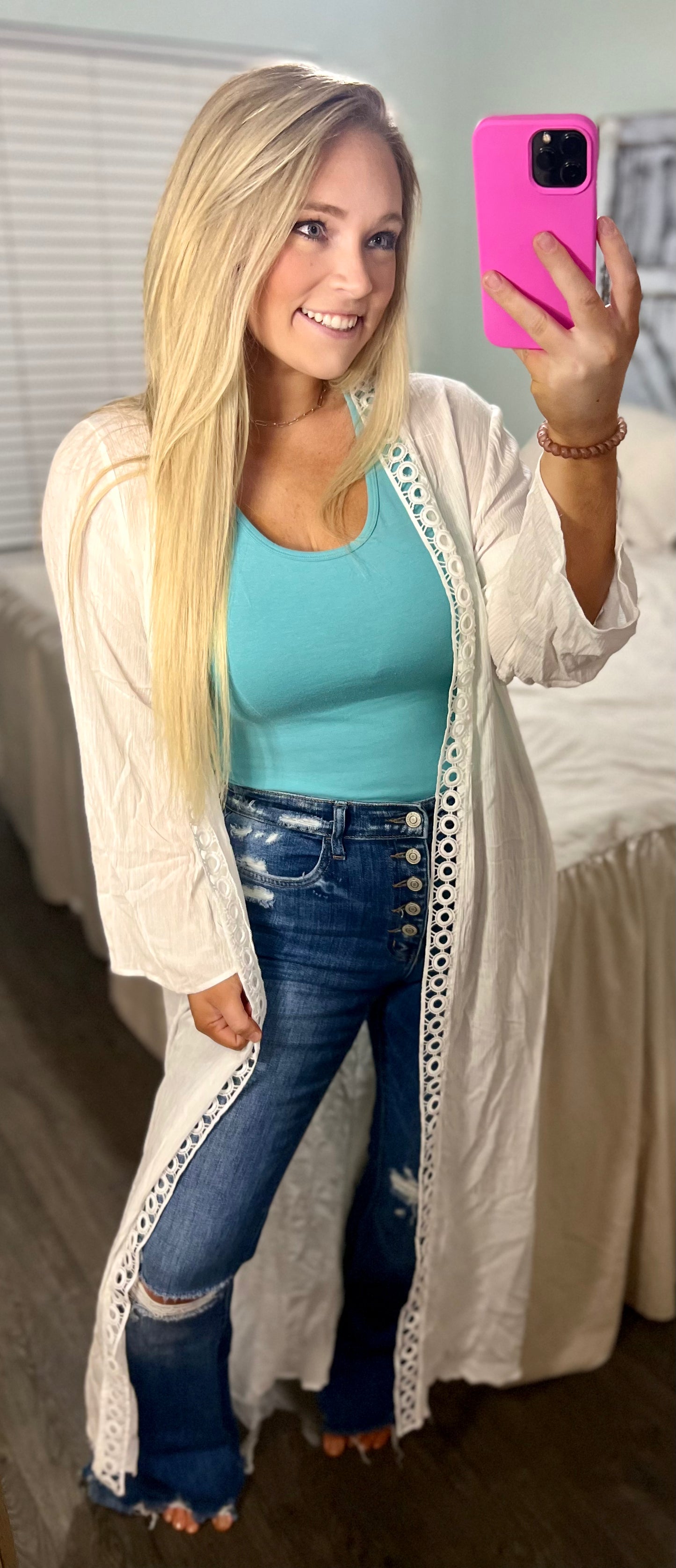 Seashell Chic Kimono