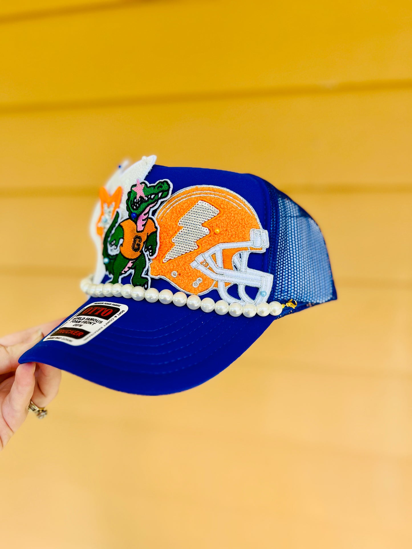 One of a kind - Orange & Blue Gators Hat