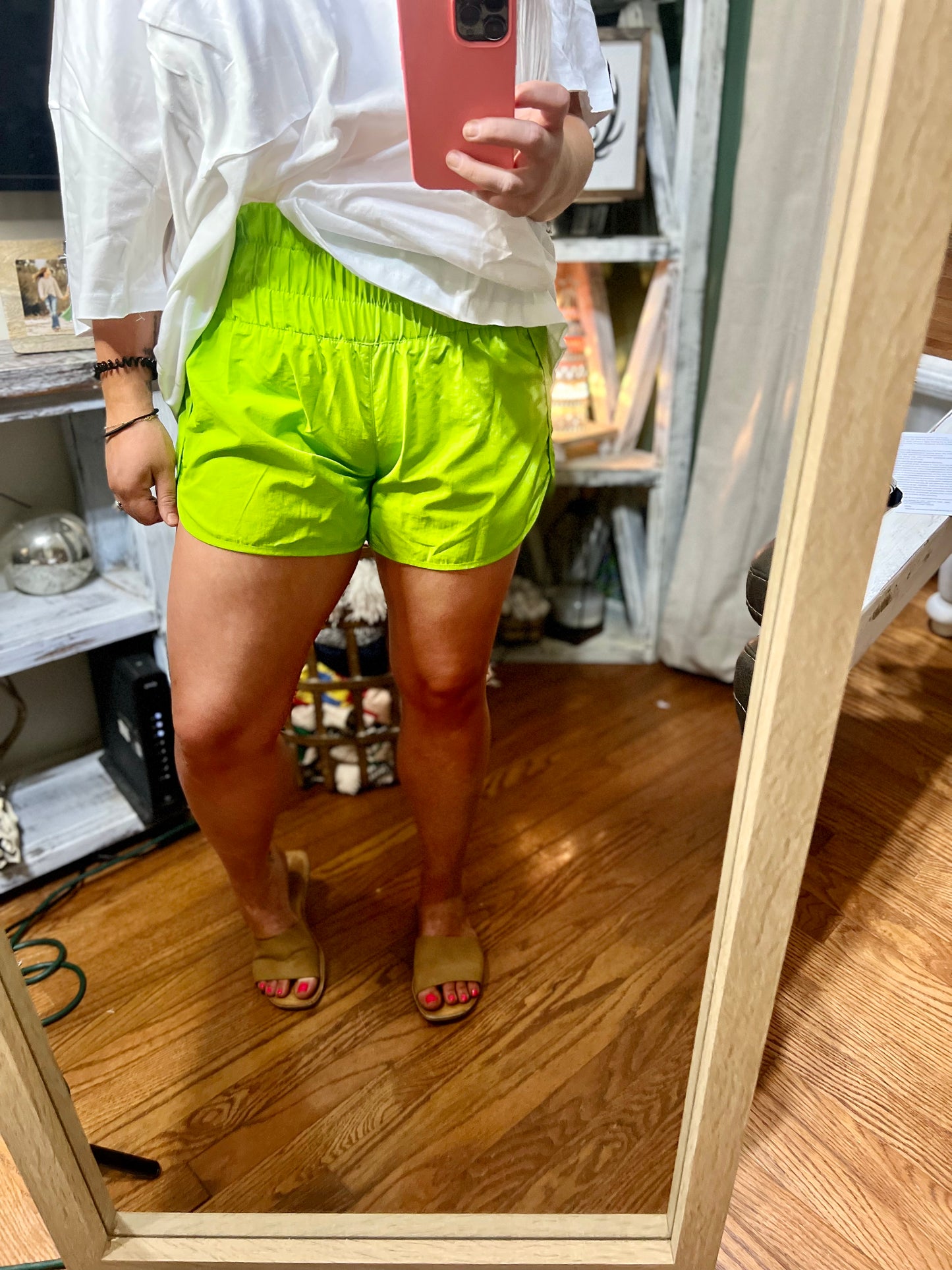 Smocked Windbreaker Shorts | 2 colors