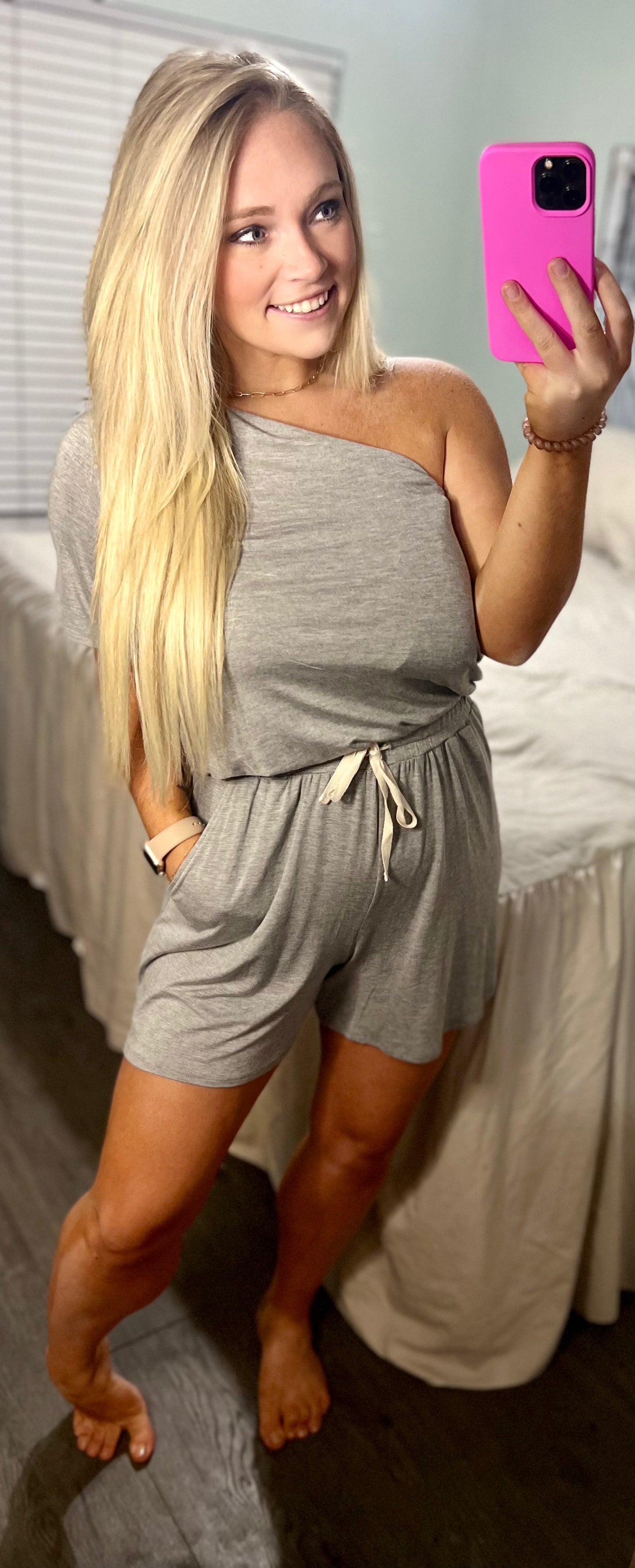 Breezy One Shoulder Romper