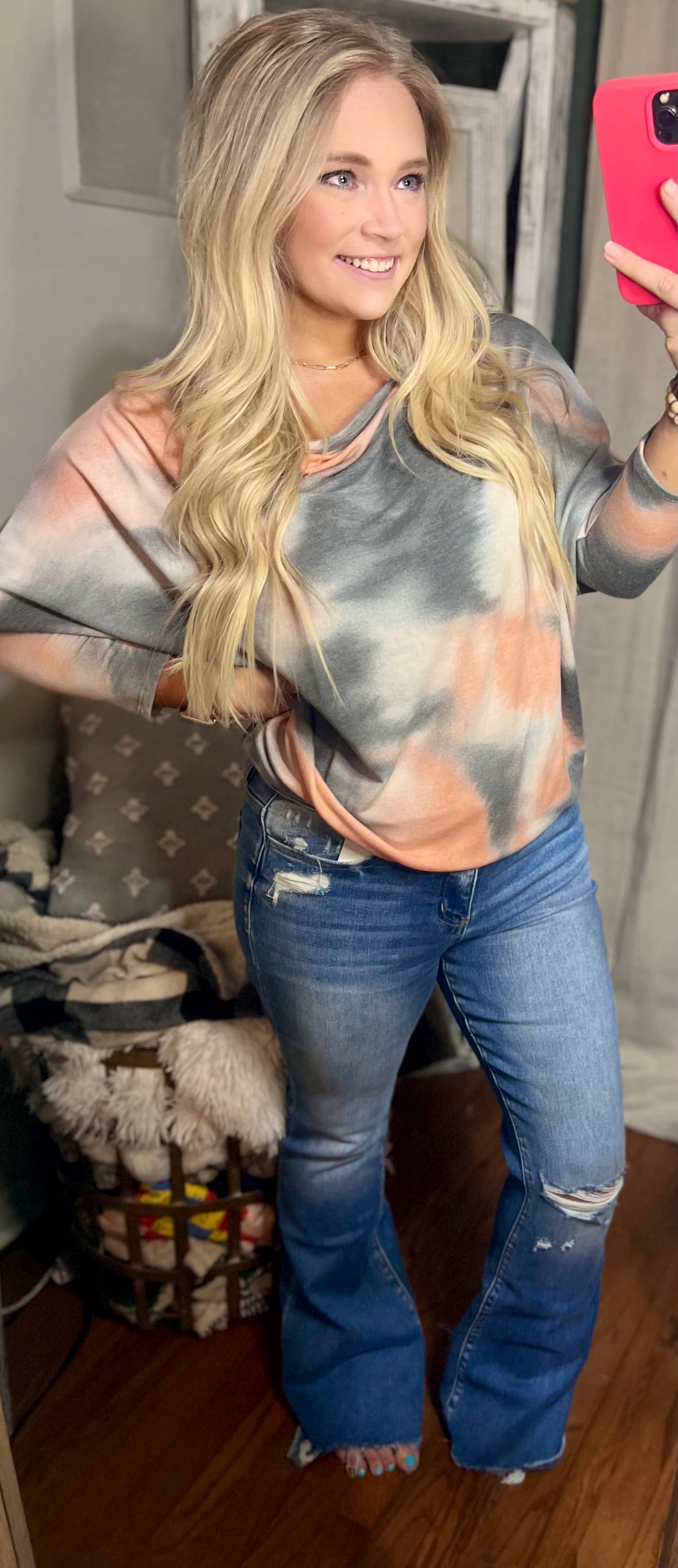 Dolman Tie Dye Top