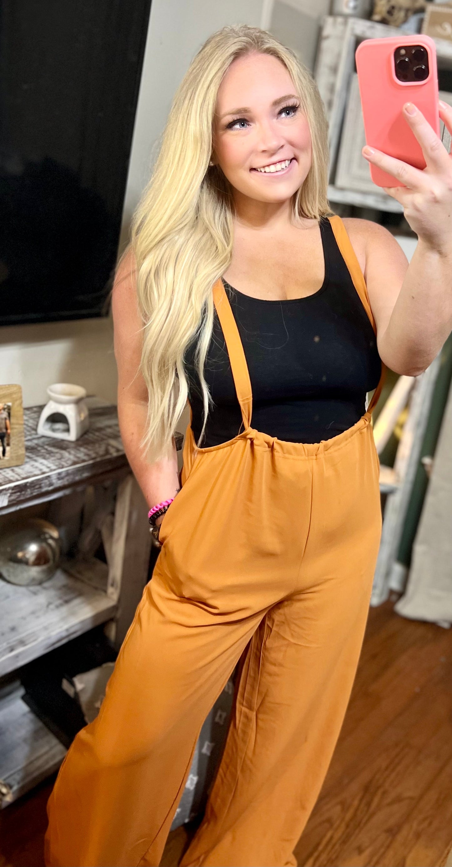 Autumn Low Tie Overalls