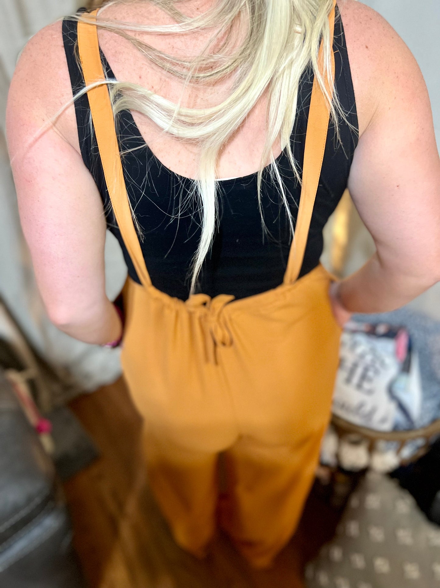 Autumn Low Tie Overalls