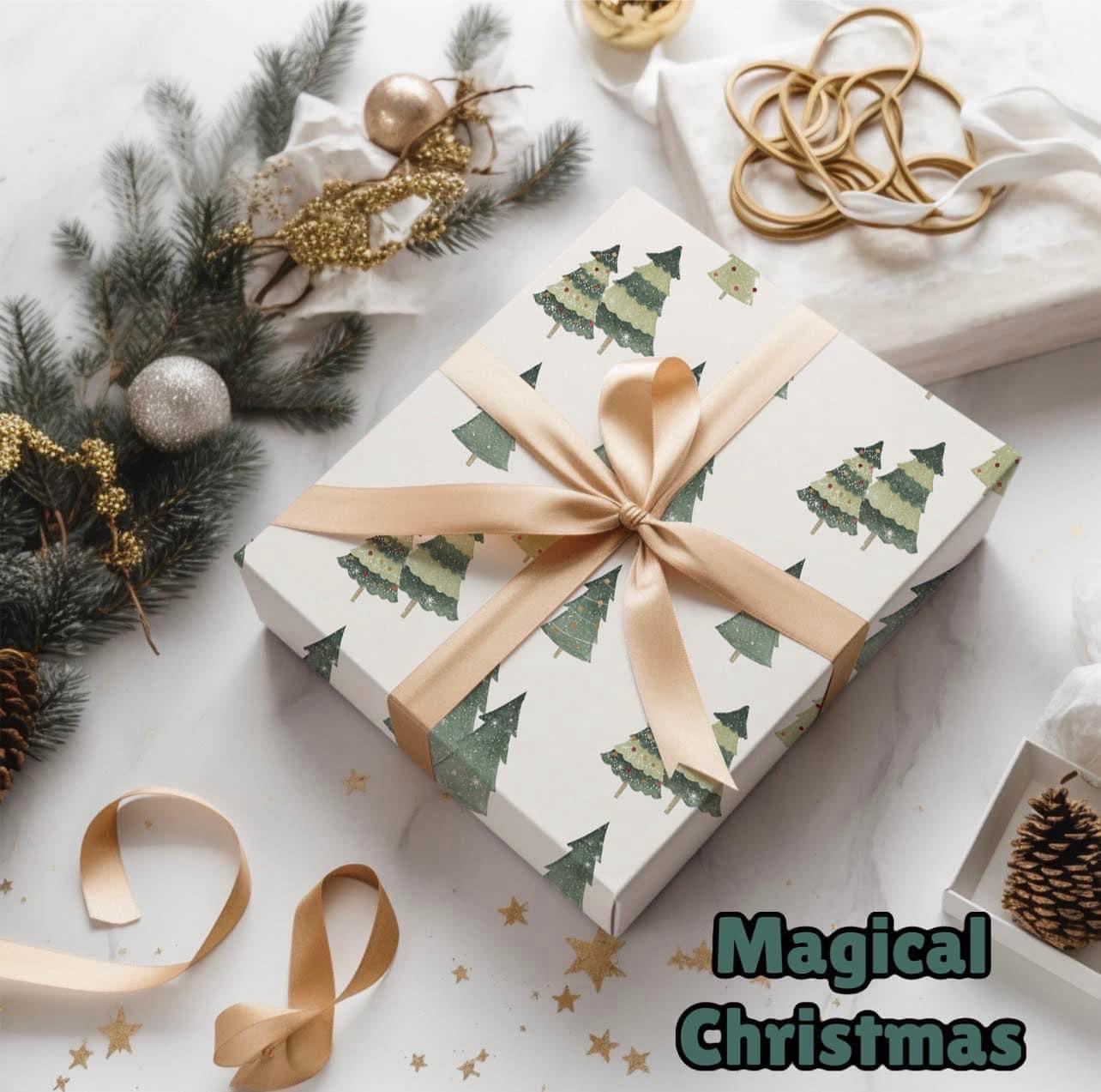 Punchy Wrapping Paper