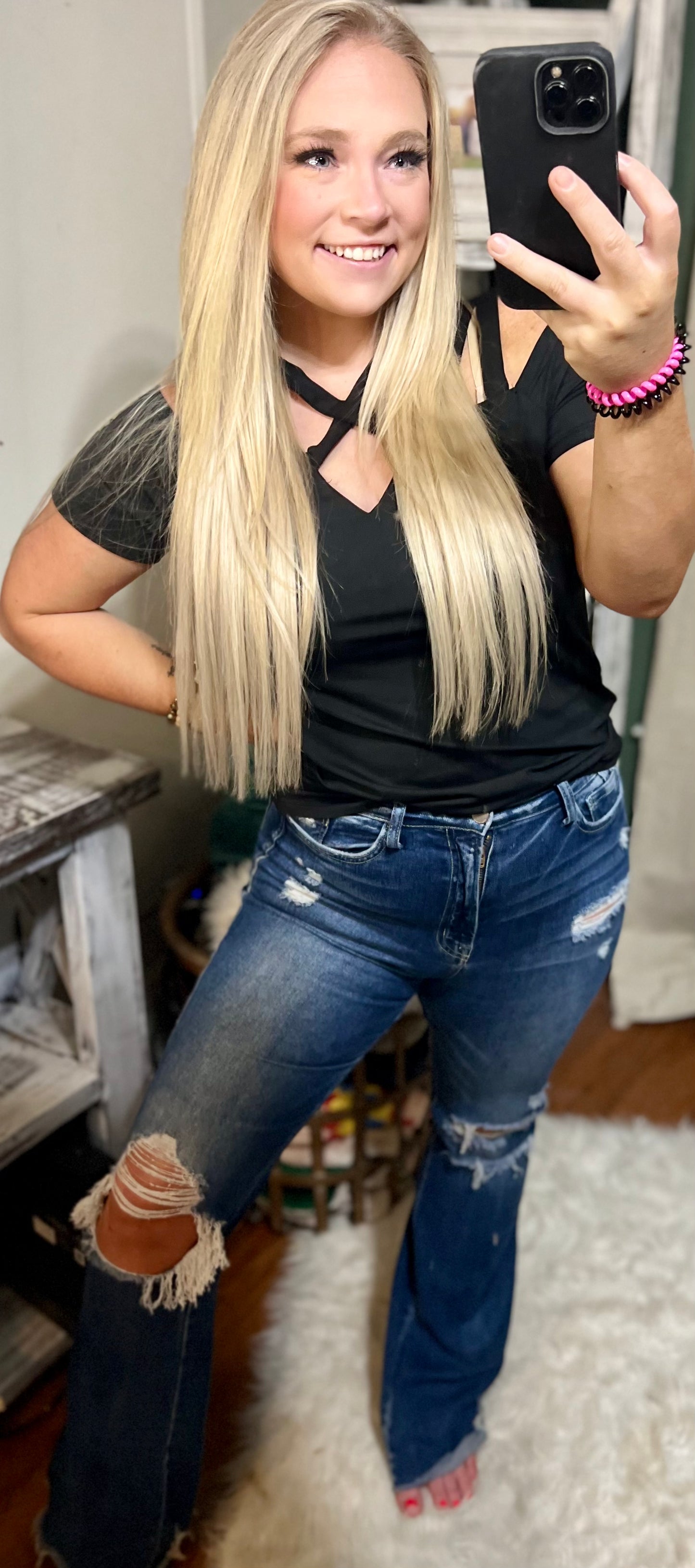 You And Me Criss Cross Top
