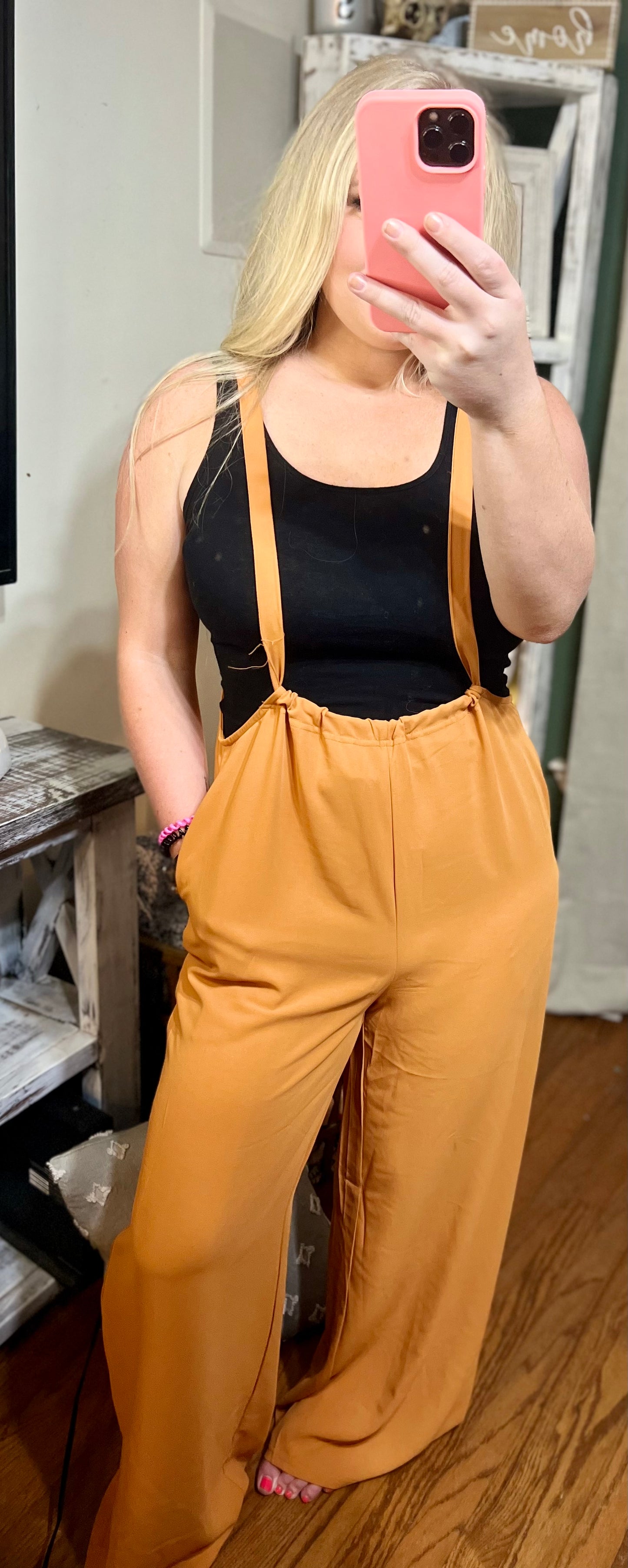Autumn Low Tie Overalls