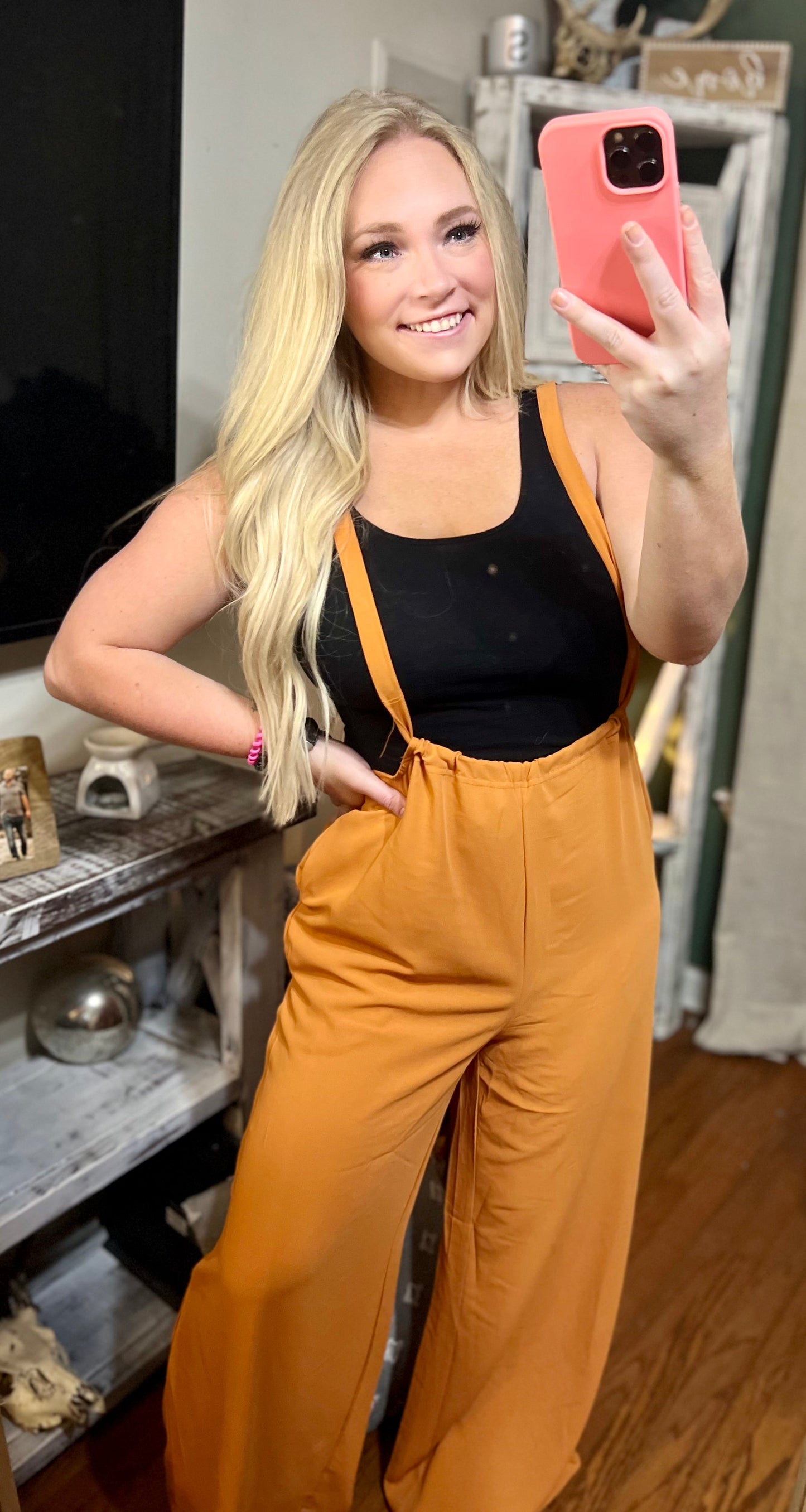 Autumn Low Tie Overalls