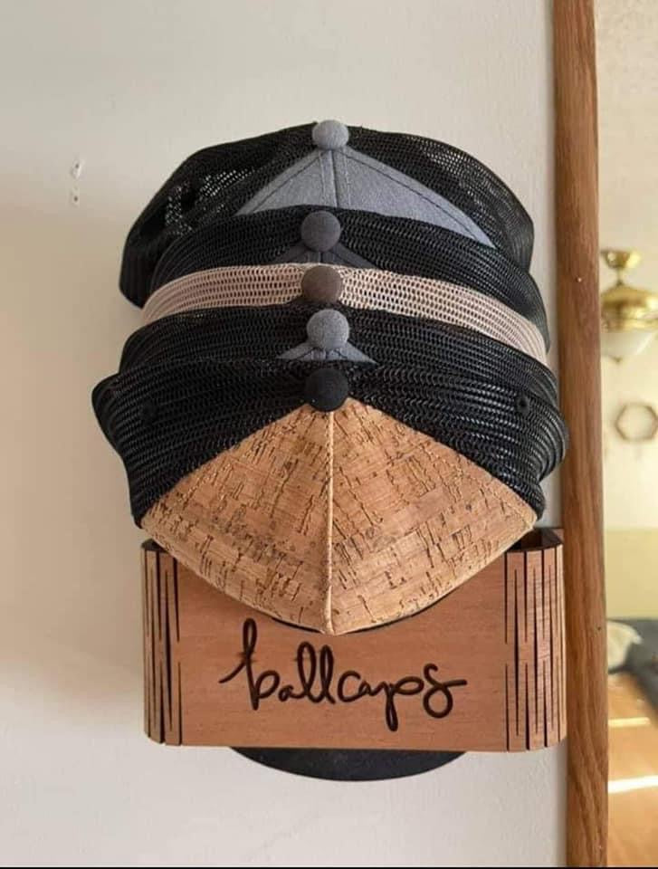 Customized Wooden Hat Holder - Pre Order