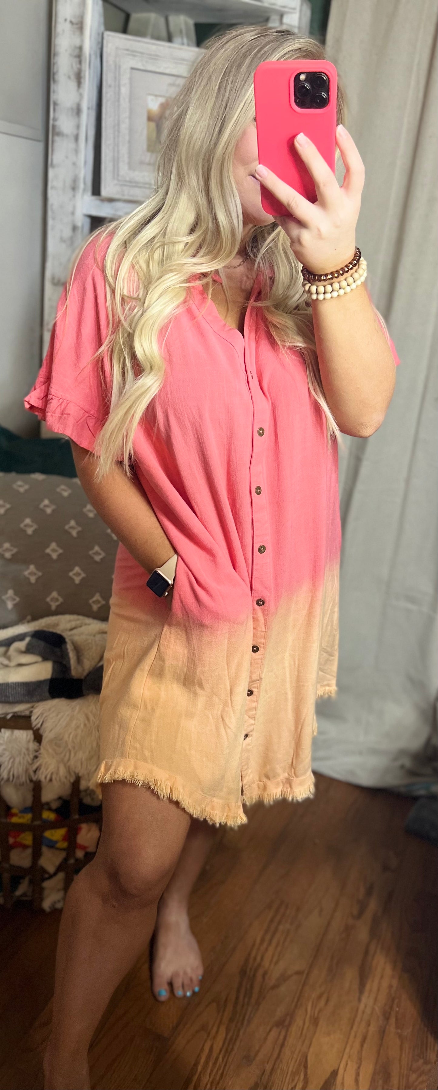 Sorbet Dreams Shirt Dress
