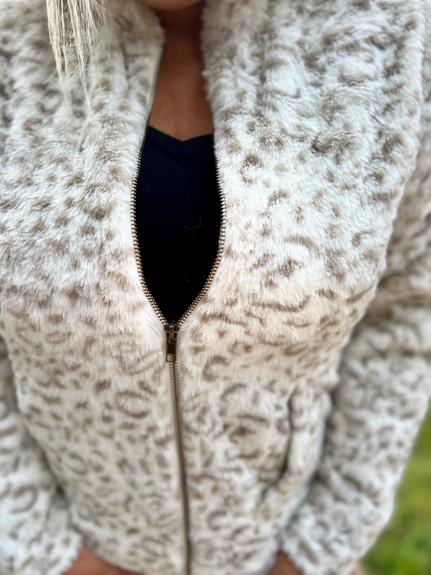 Ivory Cheetah Coat - Pre Order