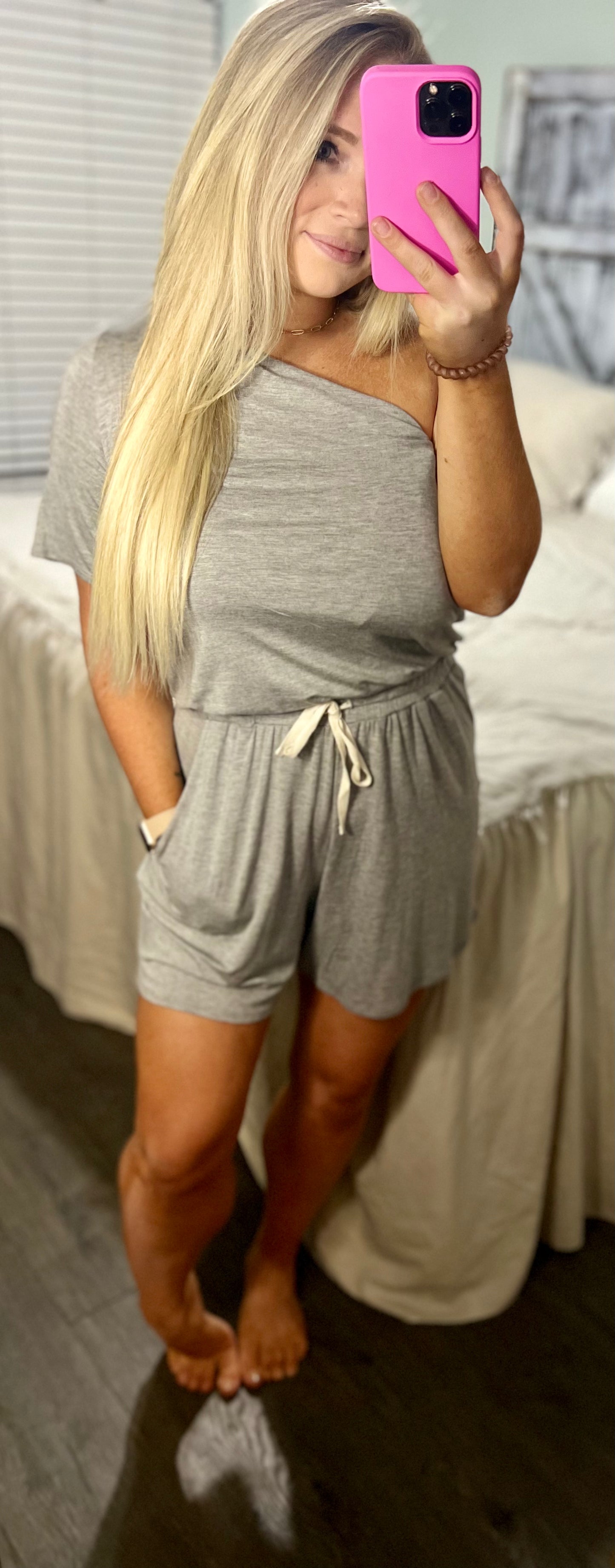 Breezy One Shoulder Romper