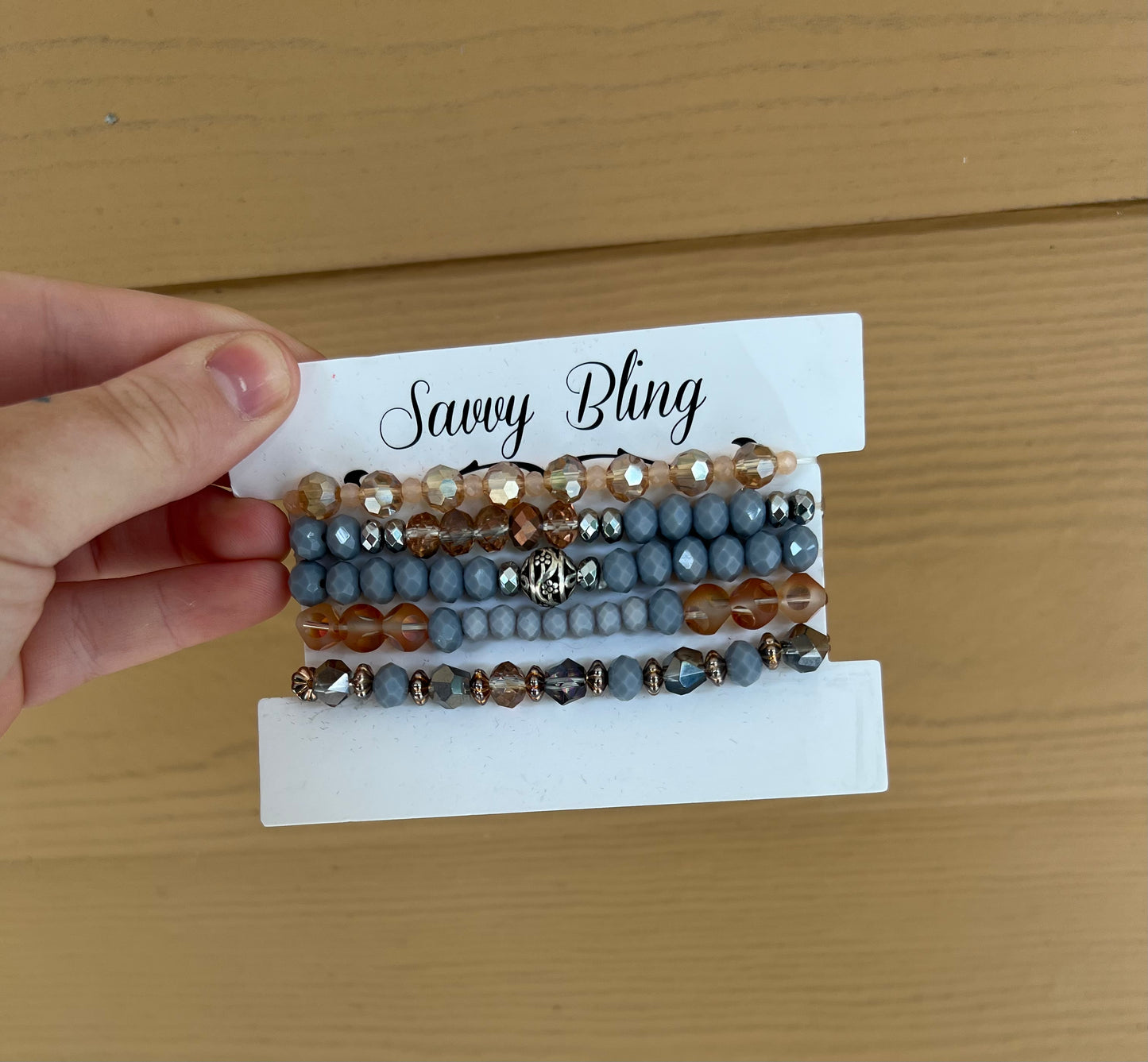 Peaches and Cream Bracelet SET