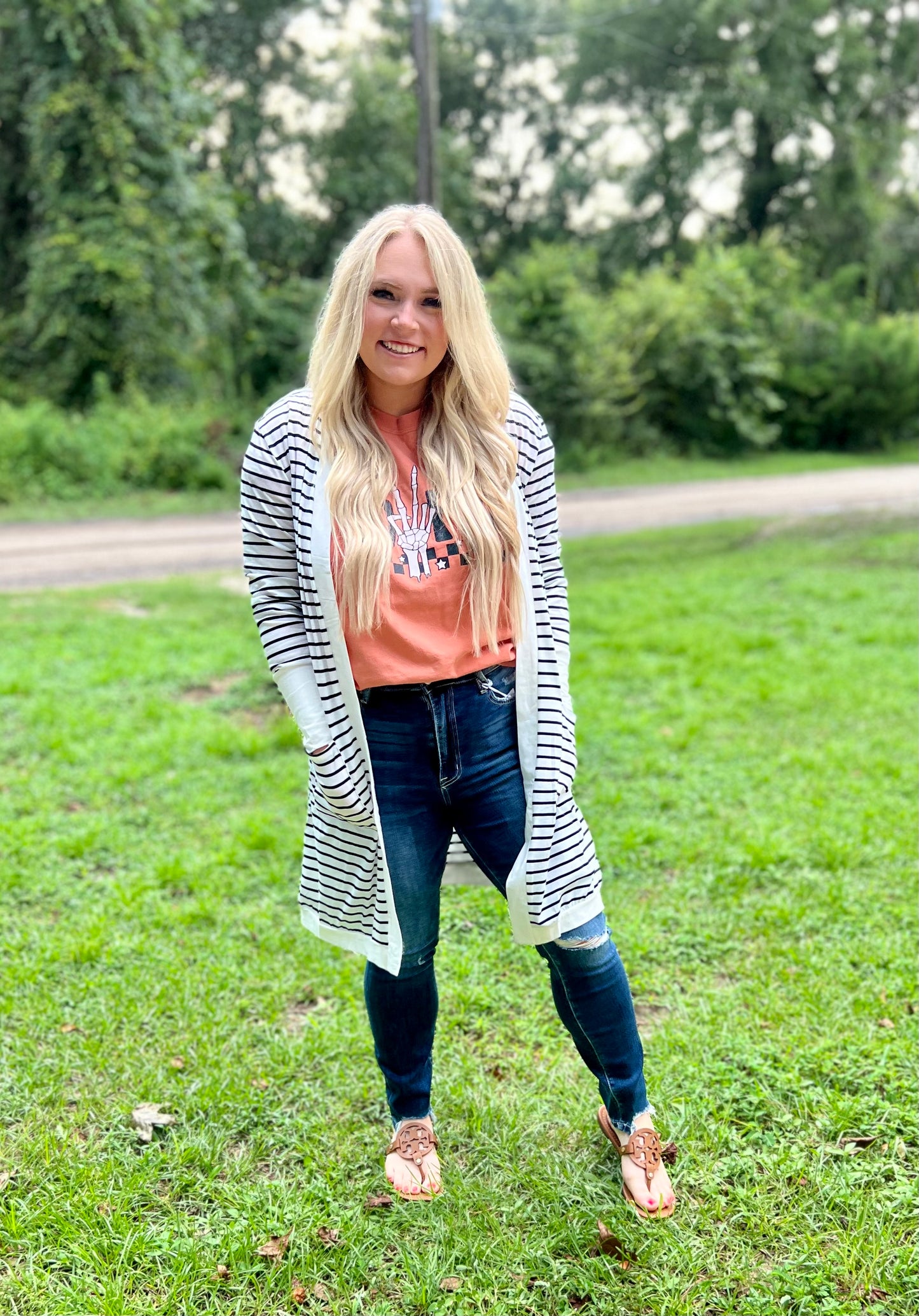 Striped Pocket Cardigan | 2 colors - Pre Order