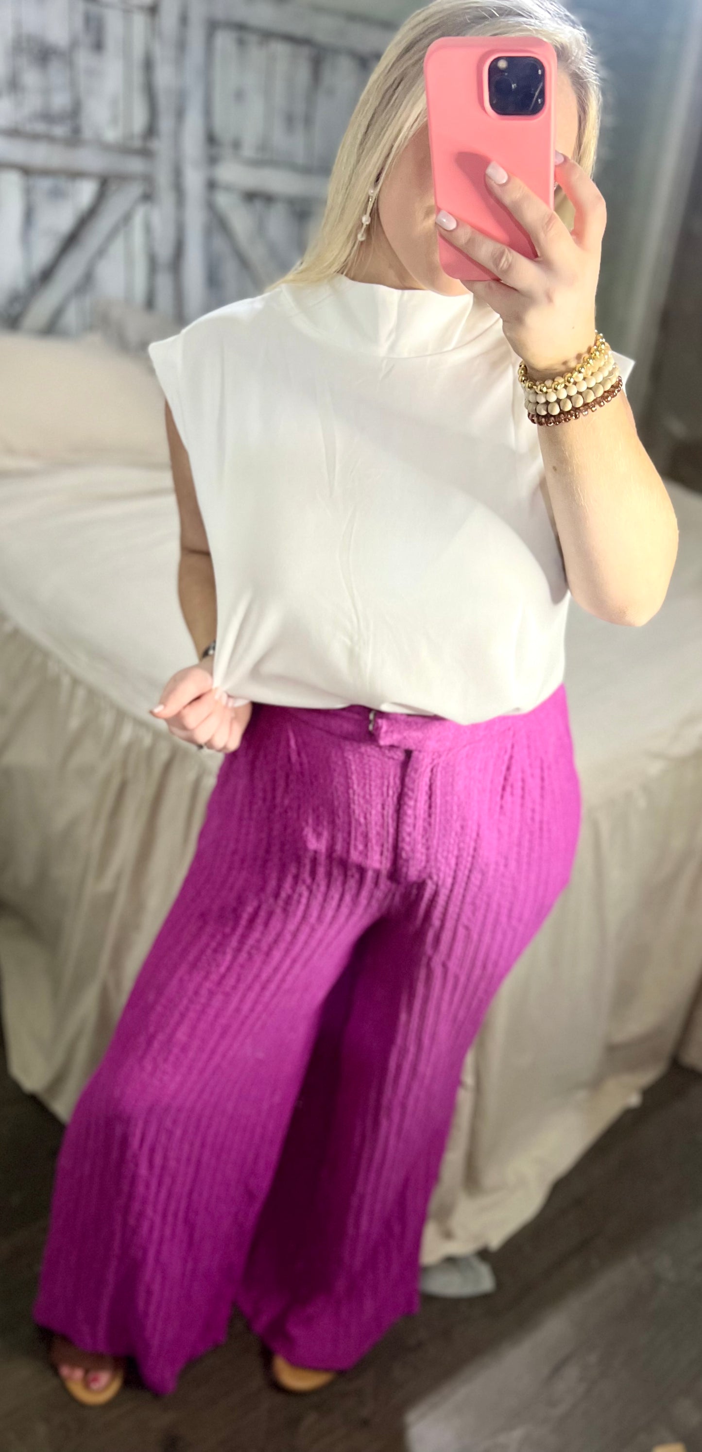 Totally Crazy Still Wide Leg Pants