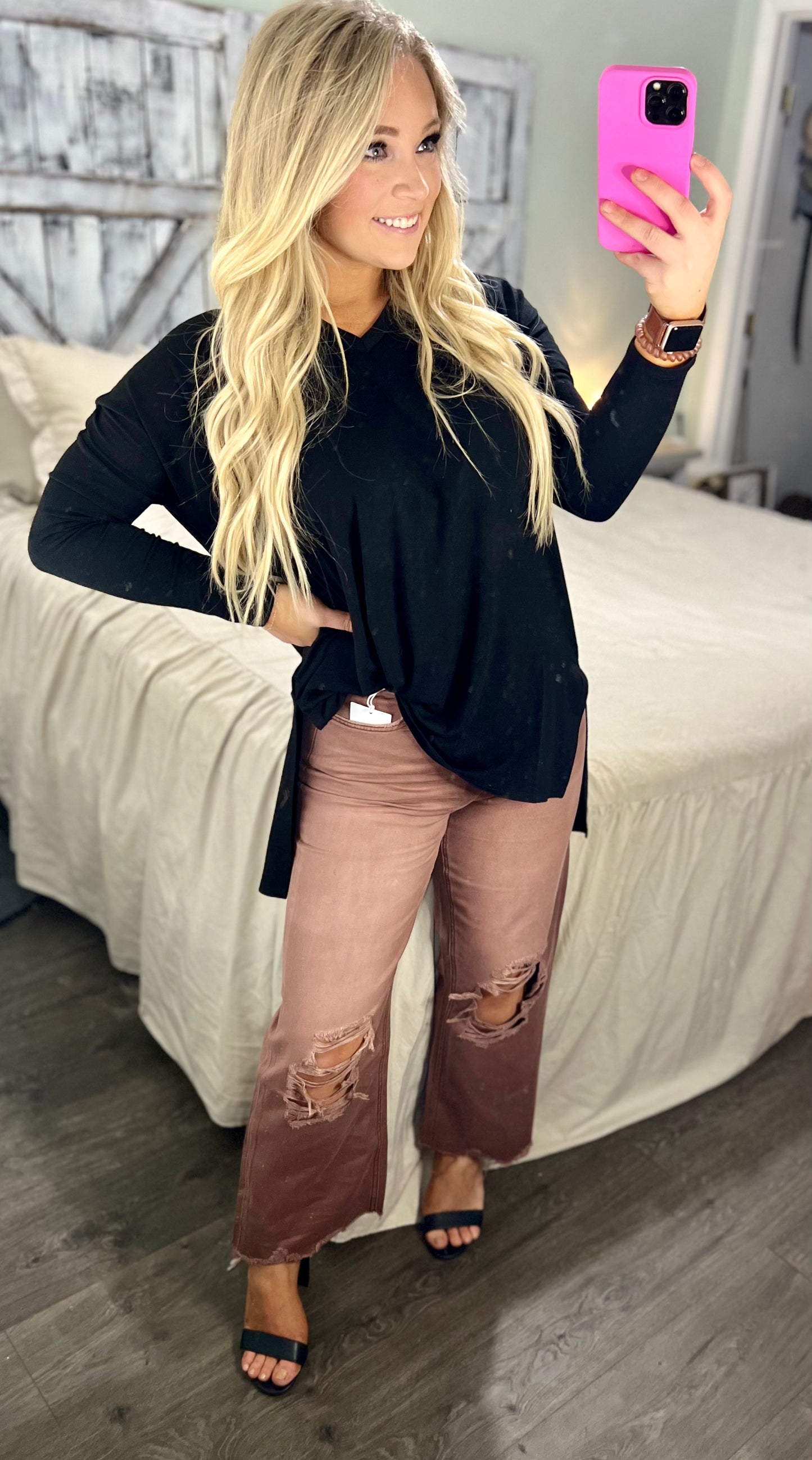 90's Vintage Crop Flare Jean
