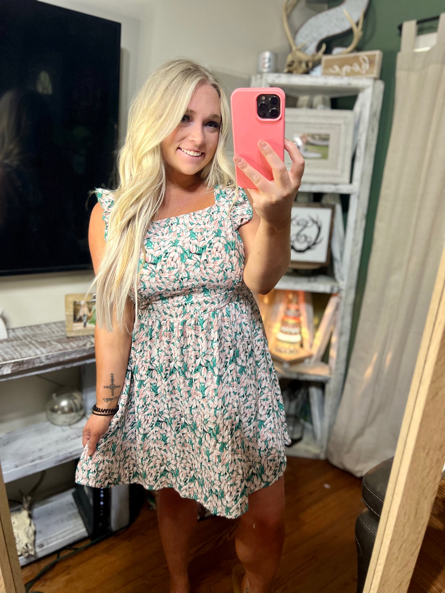 Paradise Self Tie Back Dress