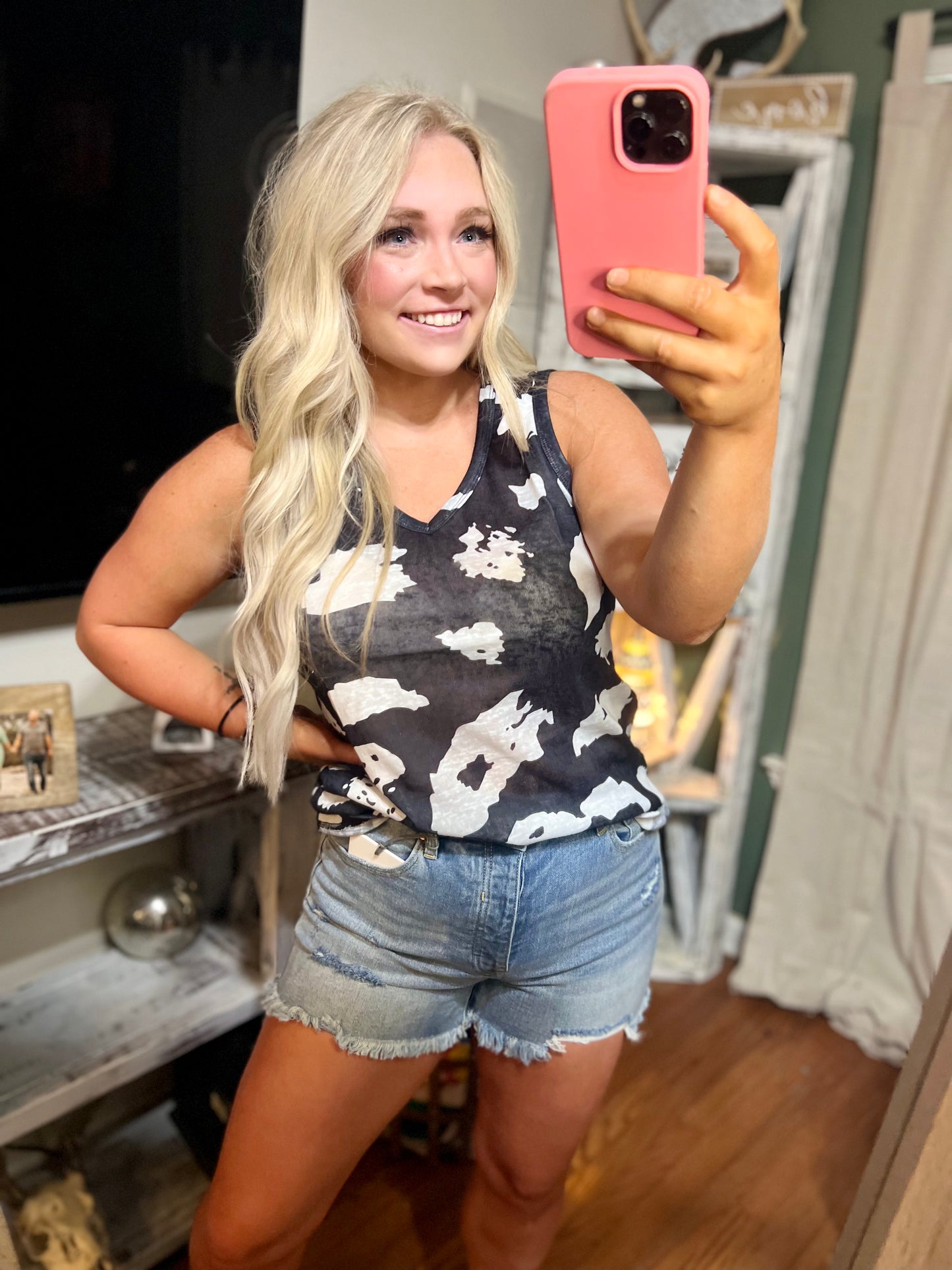 Feeling wild tank in black