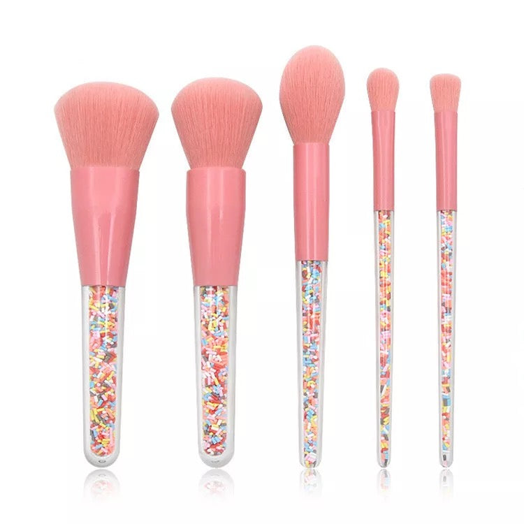 Sprinkle Makeup Brush Set- 5 piece set