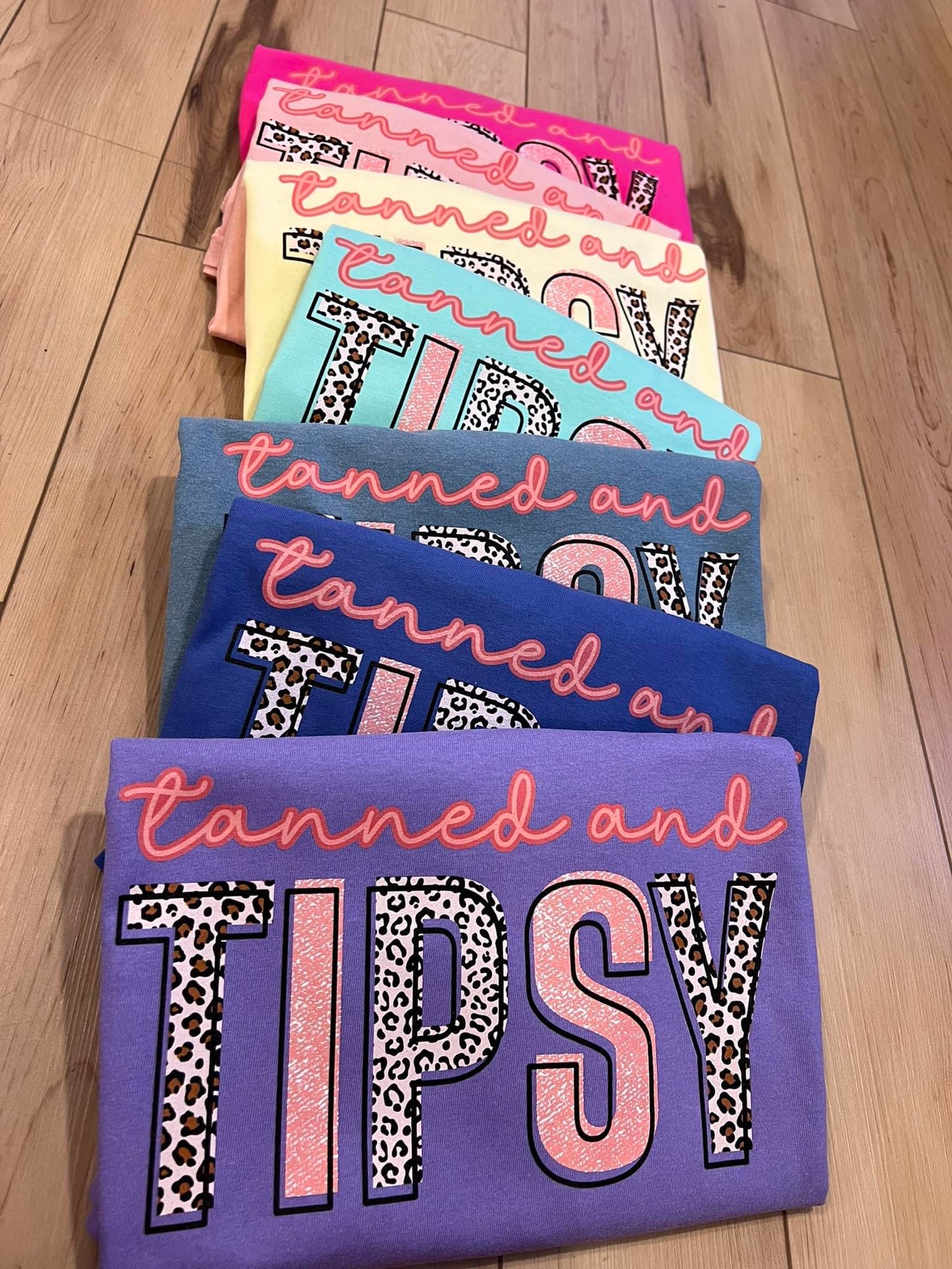 Tanned & Tipsy Rainbow Leopard PREORDER