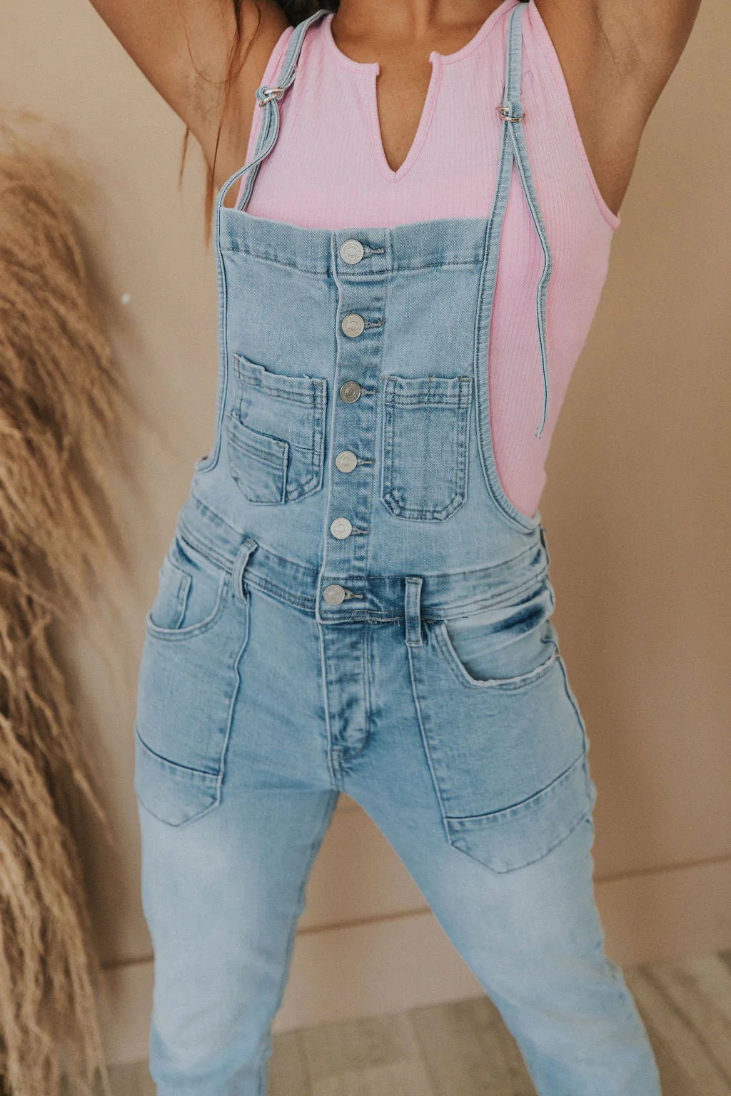 Girl Next Door Pocket Overalls - Kancan