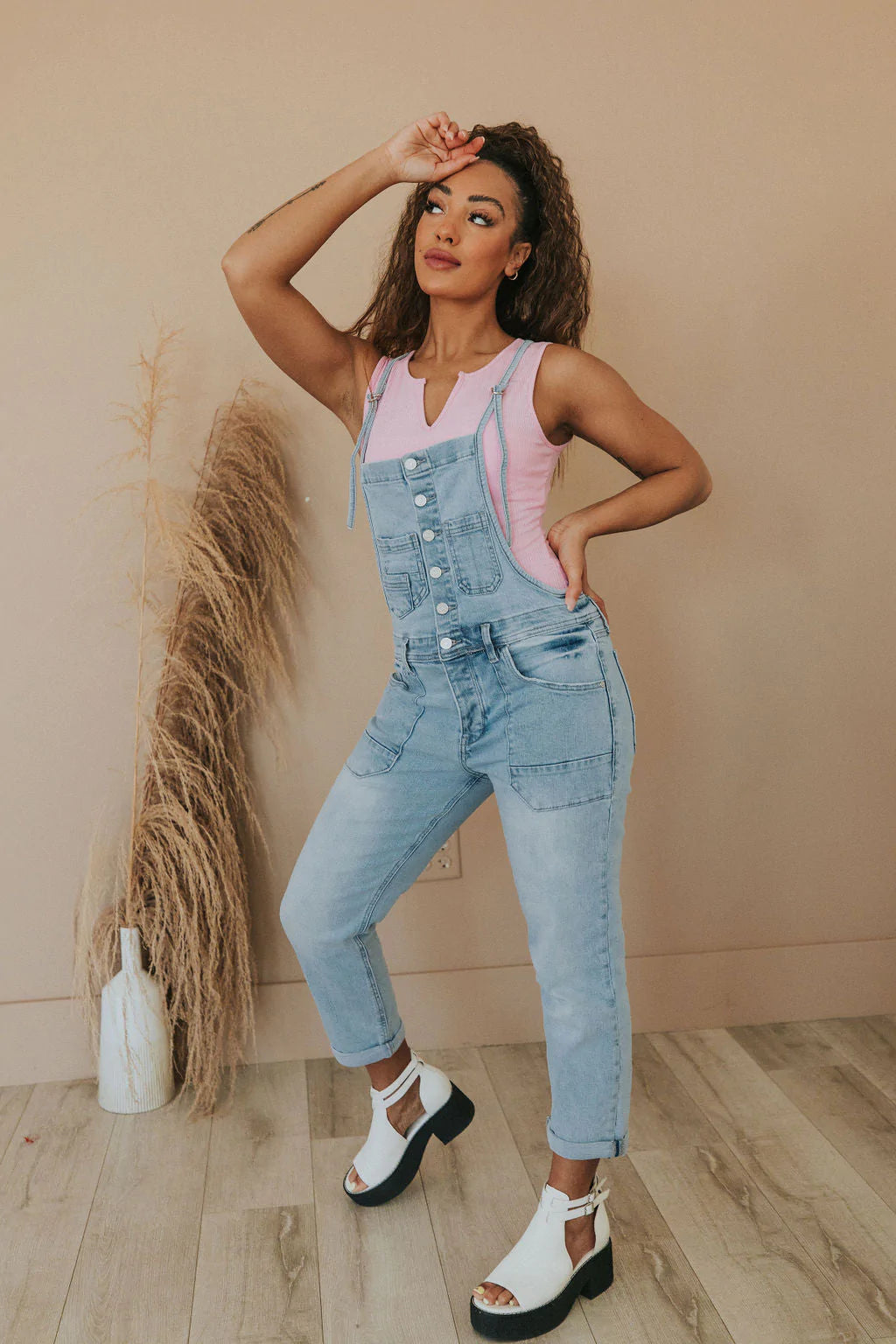 Girl Next Door Pocket Overalls - Kancan