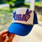 One of a kind - Peace Sign USA Hat