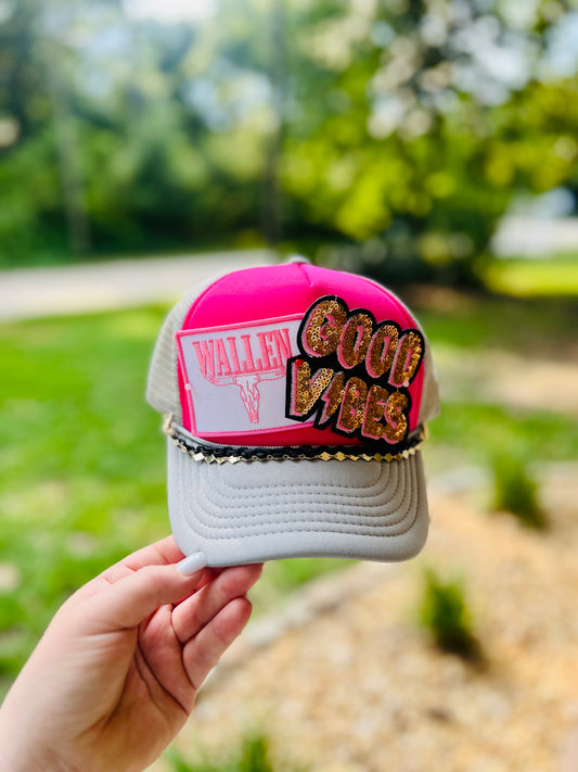 One of a kind - Good vibes hat