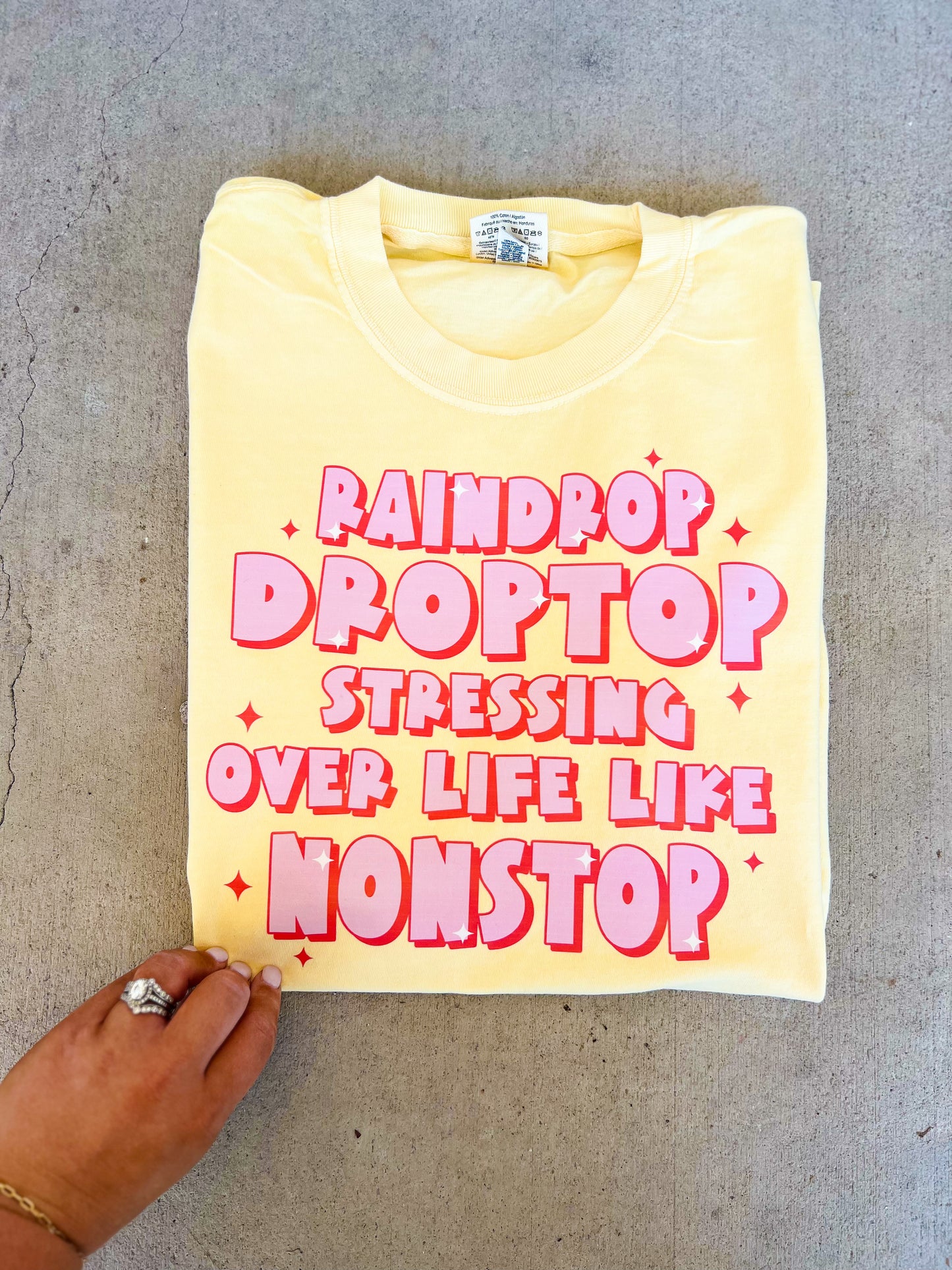 Rain Drop, Drop Top Tee