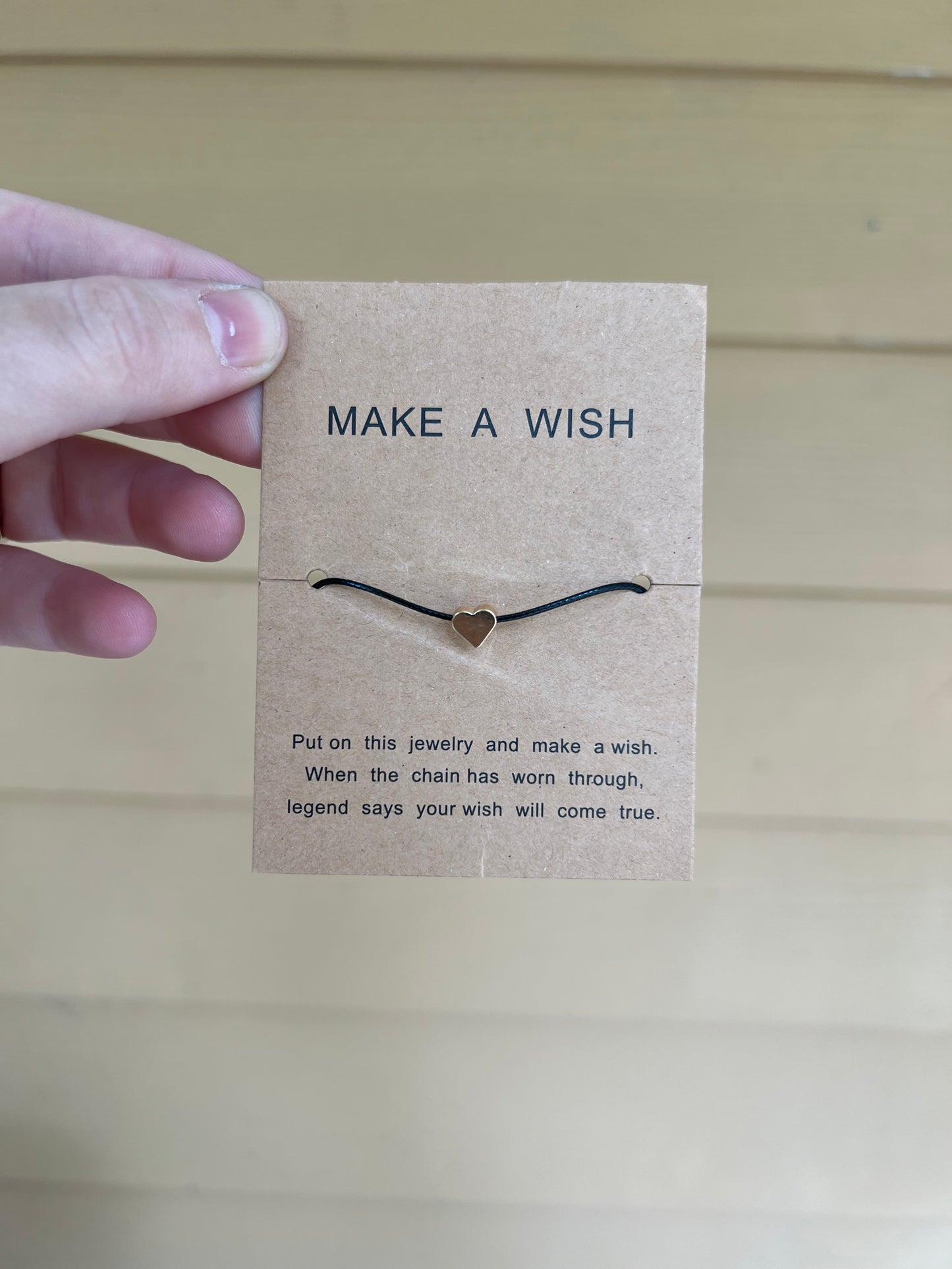 Make a wish bracelet & card