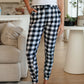 Your New Favorite Joggers in Black and White Check