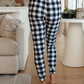 Your New Favorite Joggers in Black and White Check