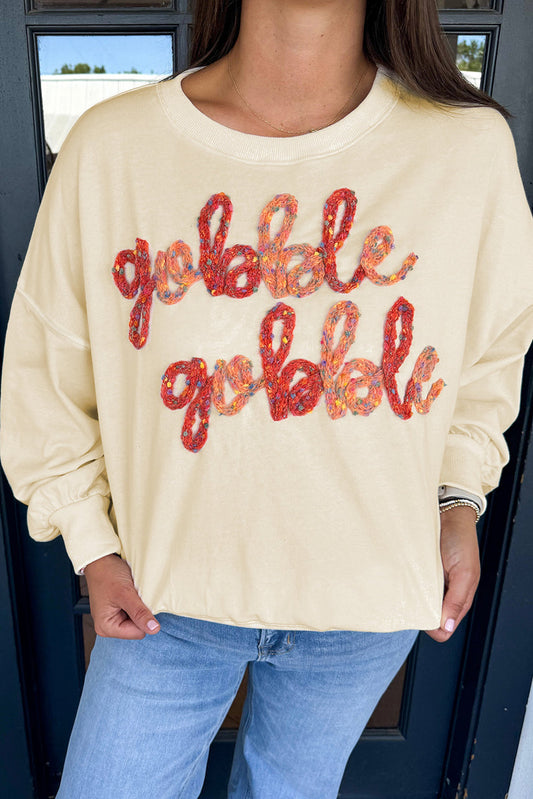 Gobble Gobble Embroidered Shirt - Pre Order