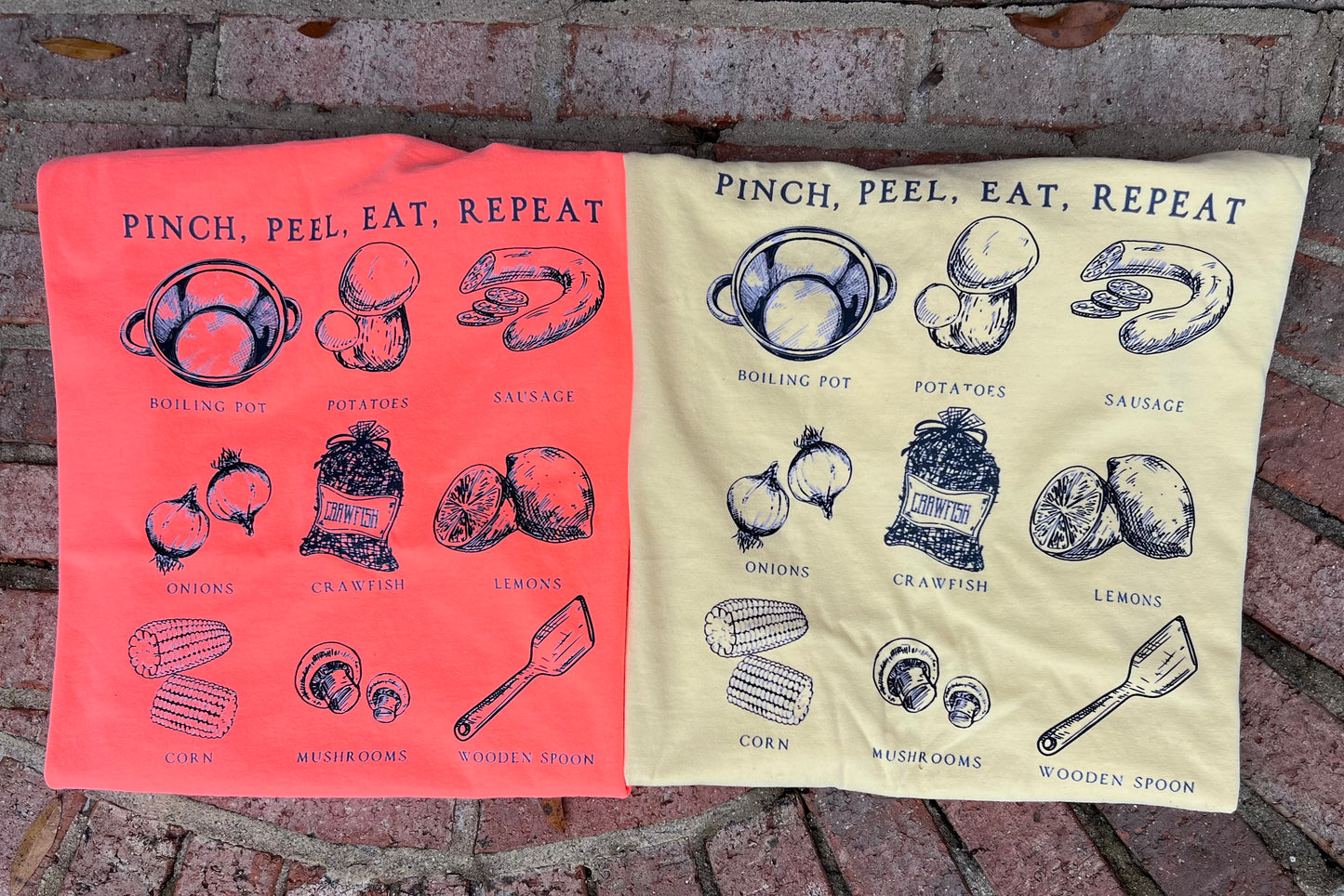 Pinch, Peel, Eat, Repeat - Neon Coral