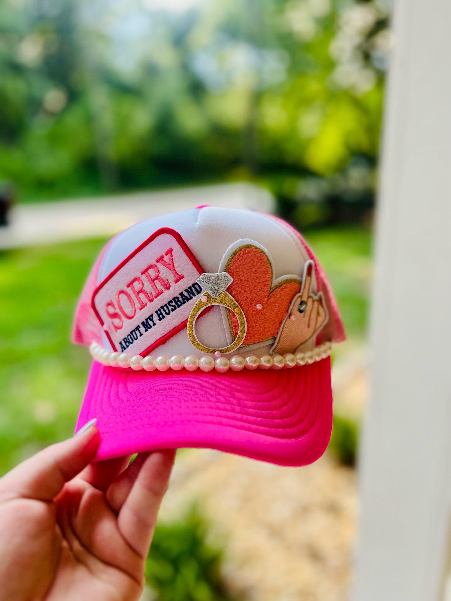 One of a kind - Sorry about my husband hat